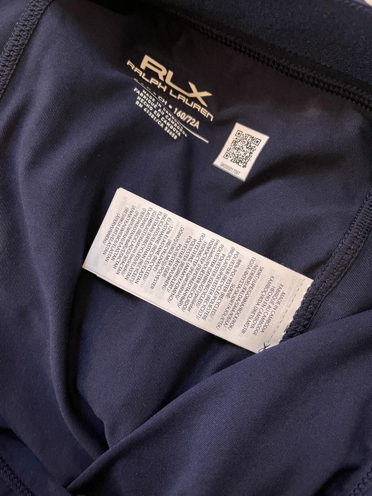RLX Ralph Lauren RLX Ralph Lauren Navy Blue Pleated Tennis Skirt with Side P3 Size 28" / US 6 / IT 42 - 3 Thumbnail