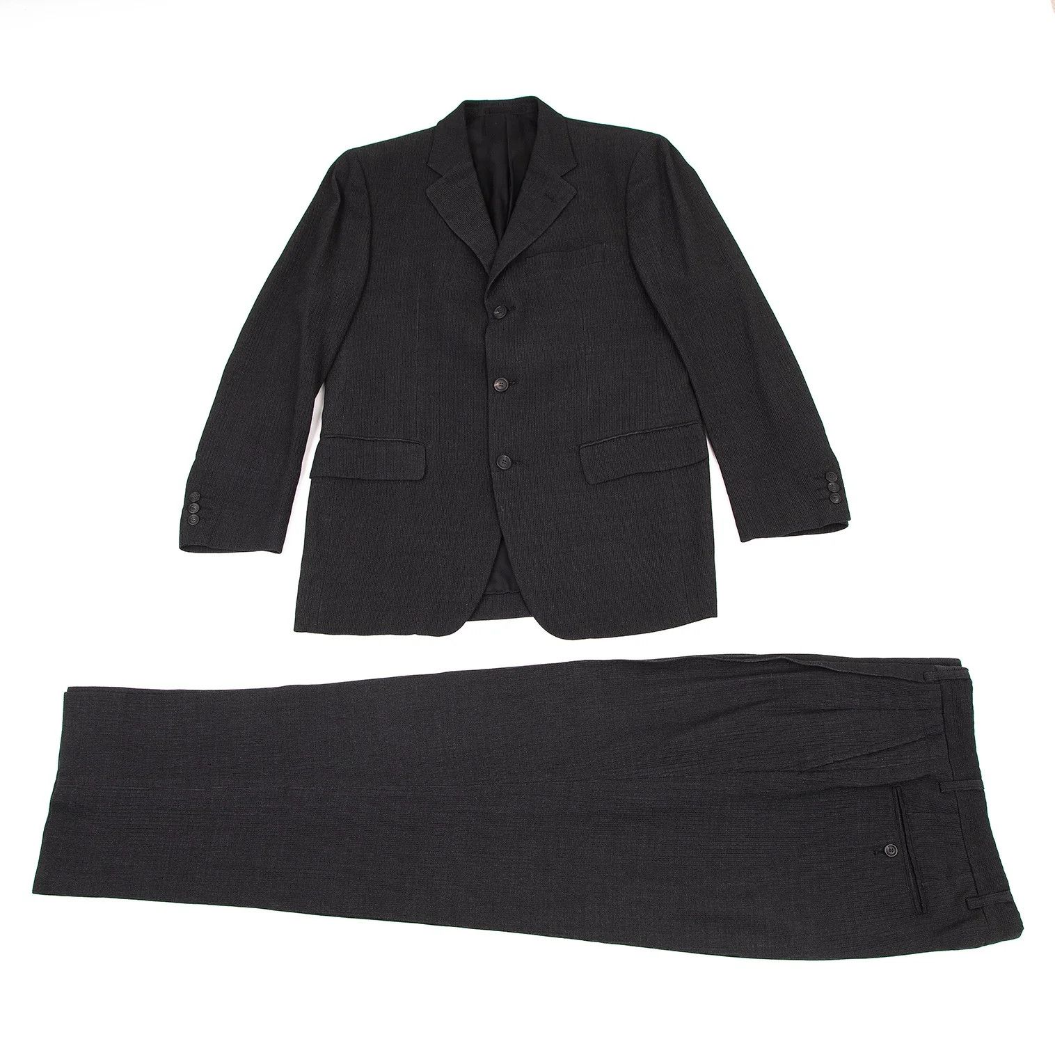 Issey Miyake Ribbed 3B Jacket in Charcoal Size US S / EU 44-46 / 1 - 14 Thumbnail