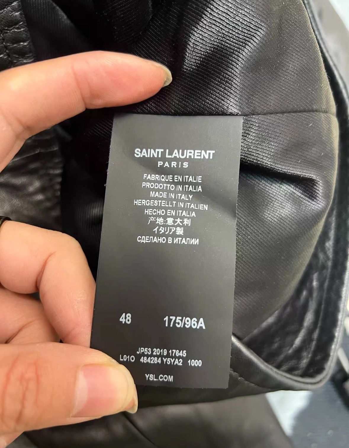 Saint Laurent Paris Saint Laurent SLP Authentic 16 Spring/Summer Leather Jacket Size US M / EU 48-50 / 2 - 5 Thumbnail