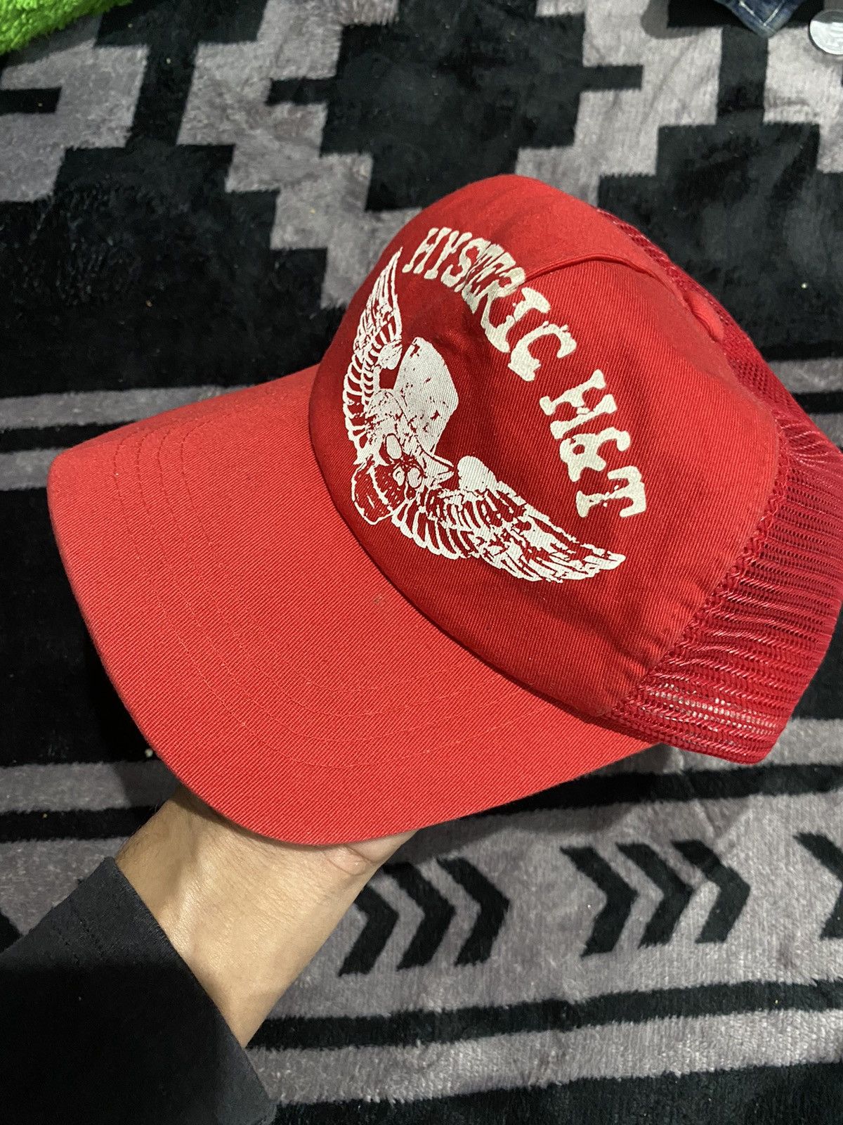 Hysteric Glamour Hysteric H&T Skull Trucker hats y2k style Size ONE SIZE - 2 Thumbnail