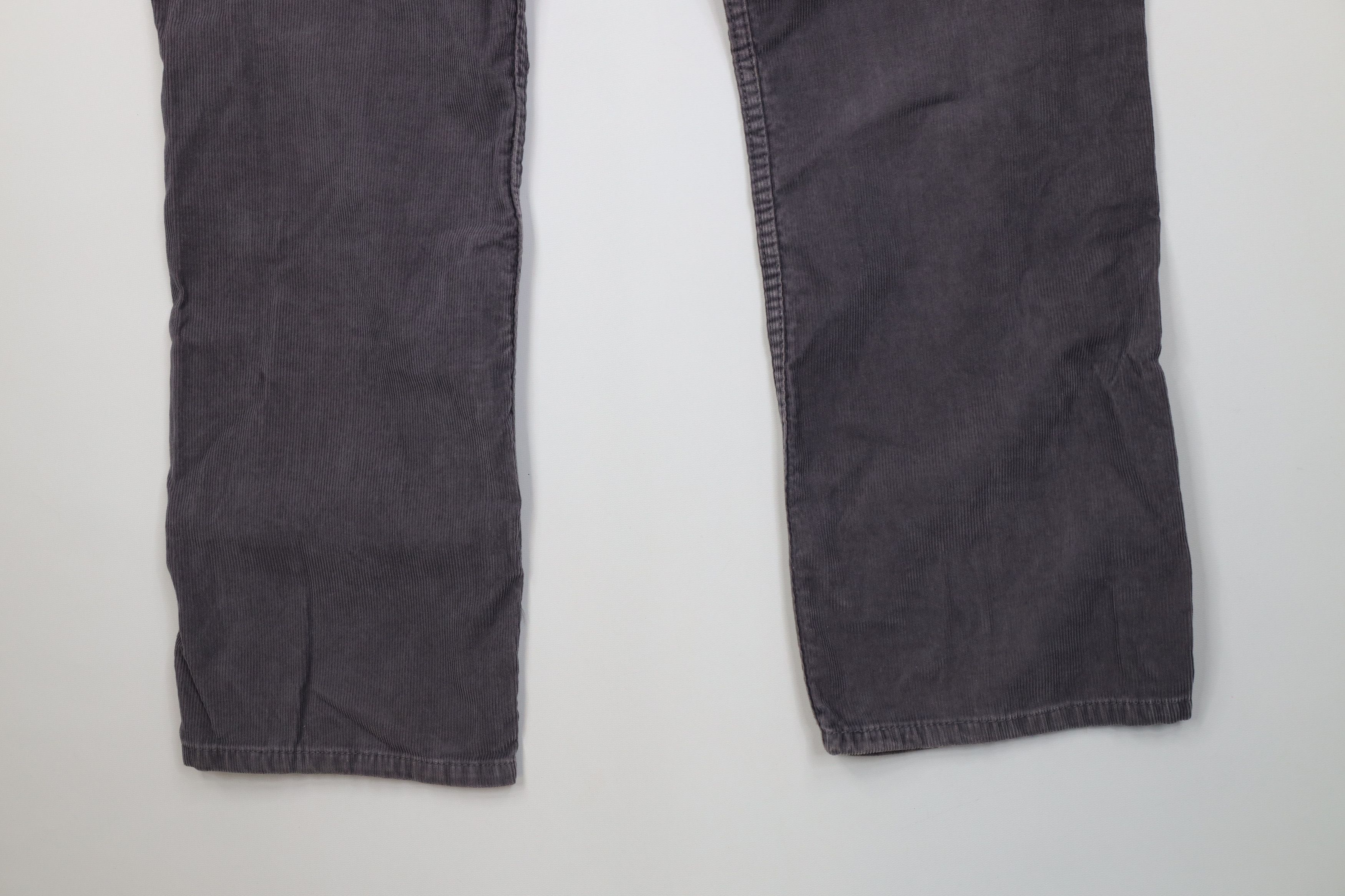Levi's Vintage 90s Levis 514 Straight Leg Corduroy Pants Gray Size US 33 - 11 Thumbnail