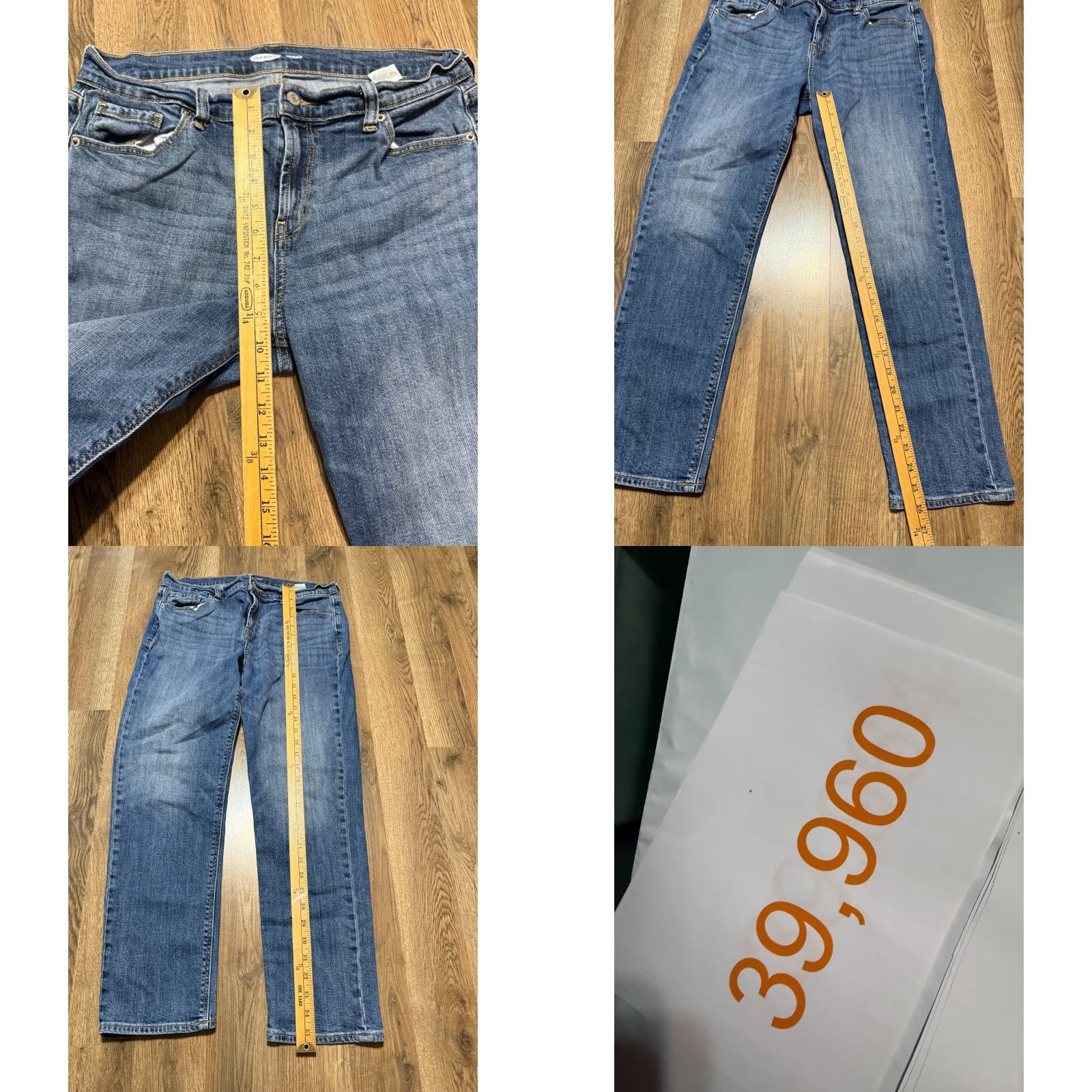 Old Navy Old Navy Jeans Women's 10 Blue Denim Boyfriend Medium Wash Mid Rise Regular Inseam 26 in 5-Pocket Size 32" / US 10 / IT 46 - 8 Thumbnail