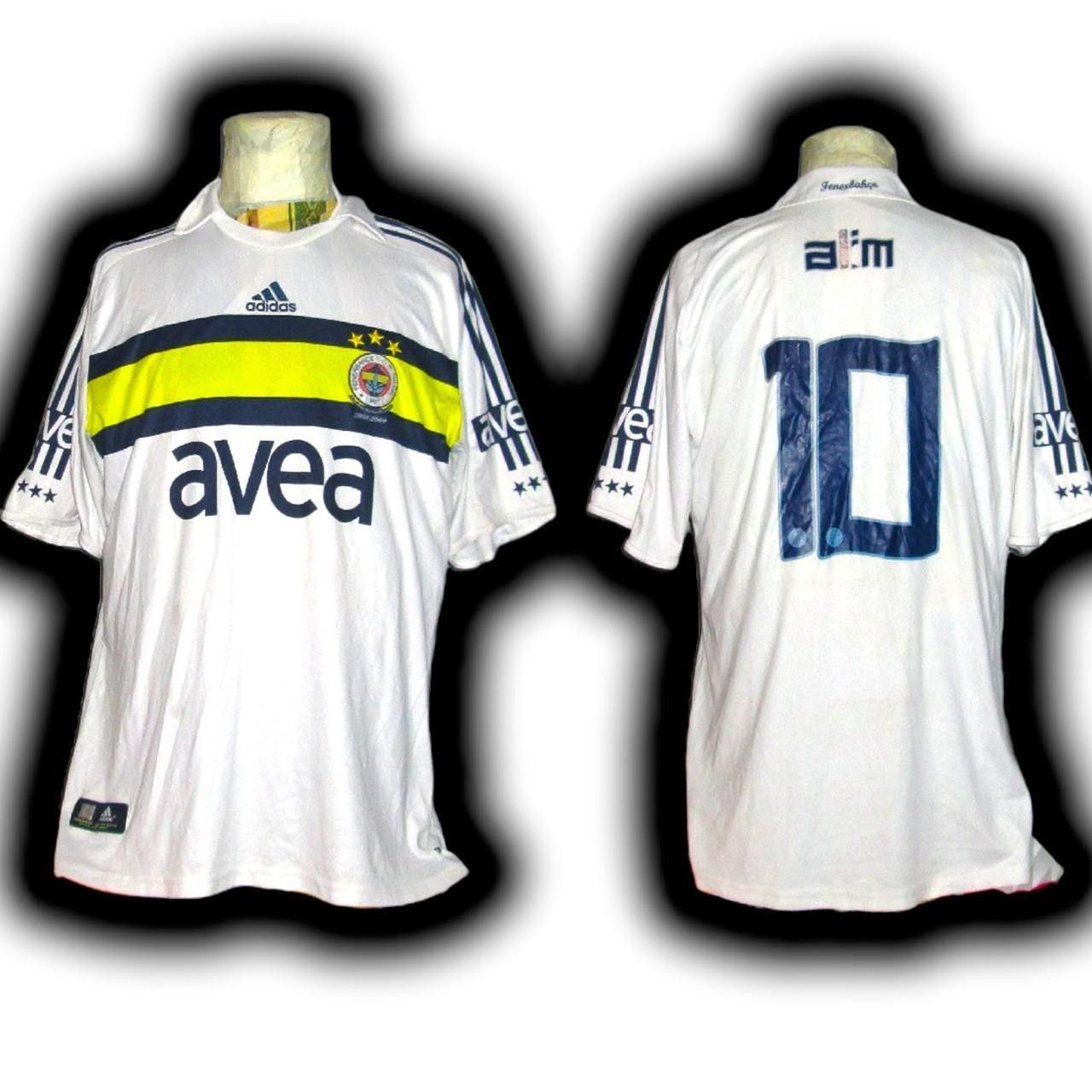 Adidas Fenerbahce SK Turkey 2008 2009 Fourth 4th shirt jersey Size US XL / EU 56 / 4 - 1 Thumbnail