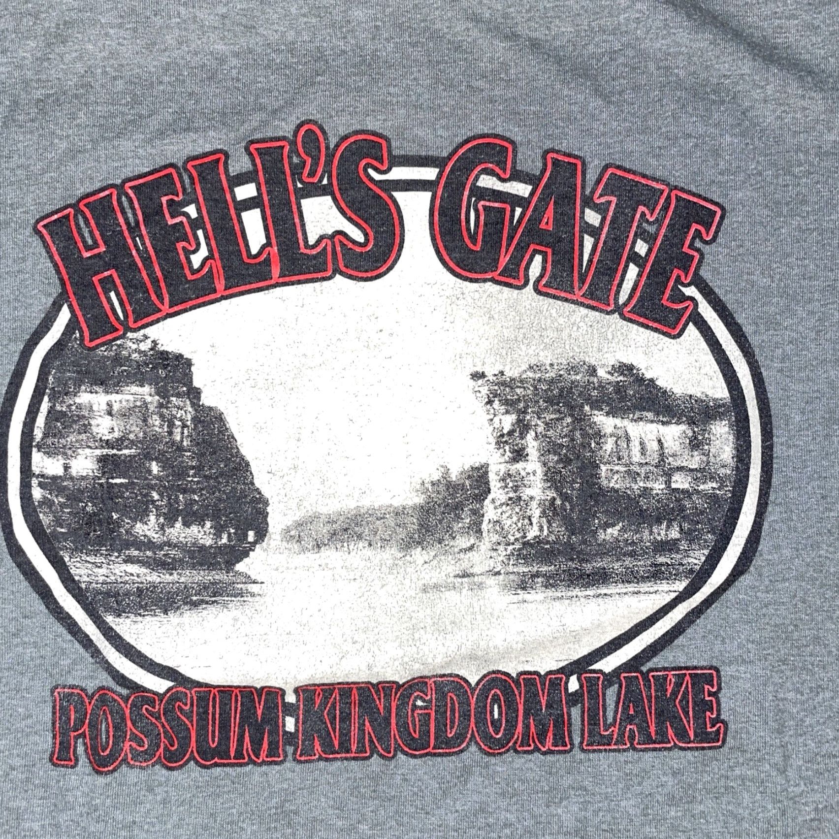 Vintage VINTAGE Hell’s Gate Possum Kingdom Lake T-Shirt Green Small Men S T-Shirt Size US S / EU 44-46 / 1 - 2 Thumbnail