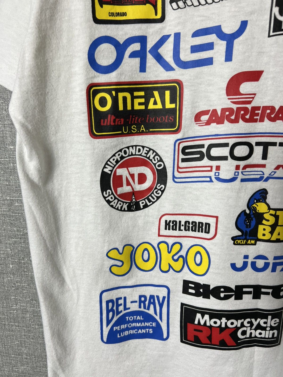 Vintage 80s O’Neal USA Racing Single Stitch T-Shirt Big Logo Size US M / EU 48-50 / 2 - 10 Thumbnail