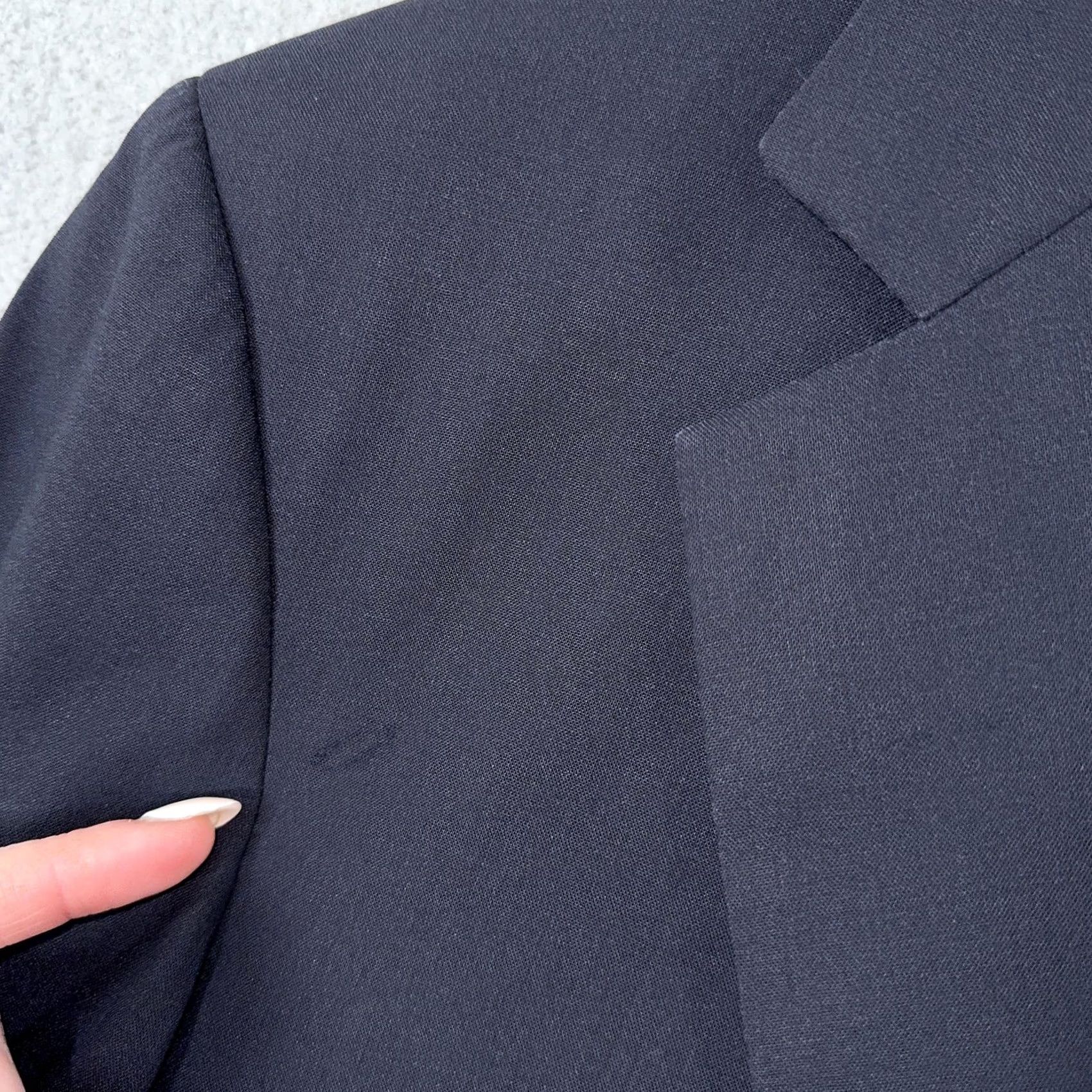 Brooks Brothers Brooks Brothers BrooksCool Fitzgerald Blazer Men 40 Short Blue Solid Wool-Blend Summer Lightweight Suit Jacket Slim Notch 2-Button Four-Button Cuffs Size US 40 / EU 56 - 4 Thumbnail