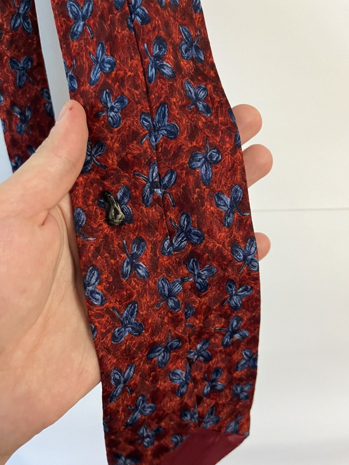 Ermenegildo Zegna Ermenegildo Zegna Luxury Classic Floral Silk Tie Size ONE SIZE - 6 Thumbnail