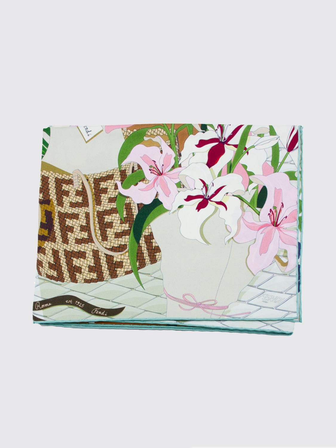 Fendi Fendi Neck Scarf Woman Green Size ONE SIZE - 1 Thumbnail