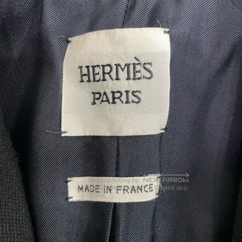 Hermes Hermes Black Horn Button Coat Size XXS / US 00 / IT 34 - 3 Thumbnail
