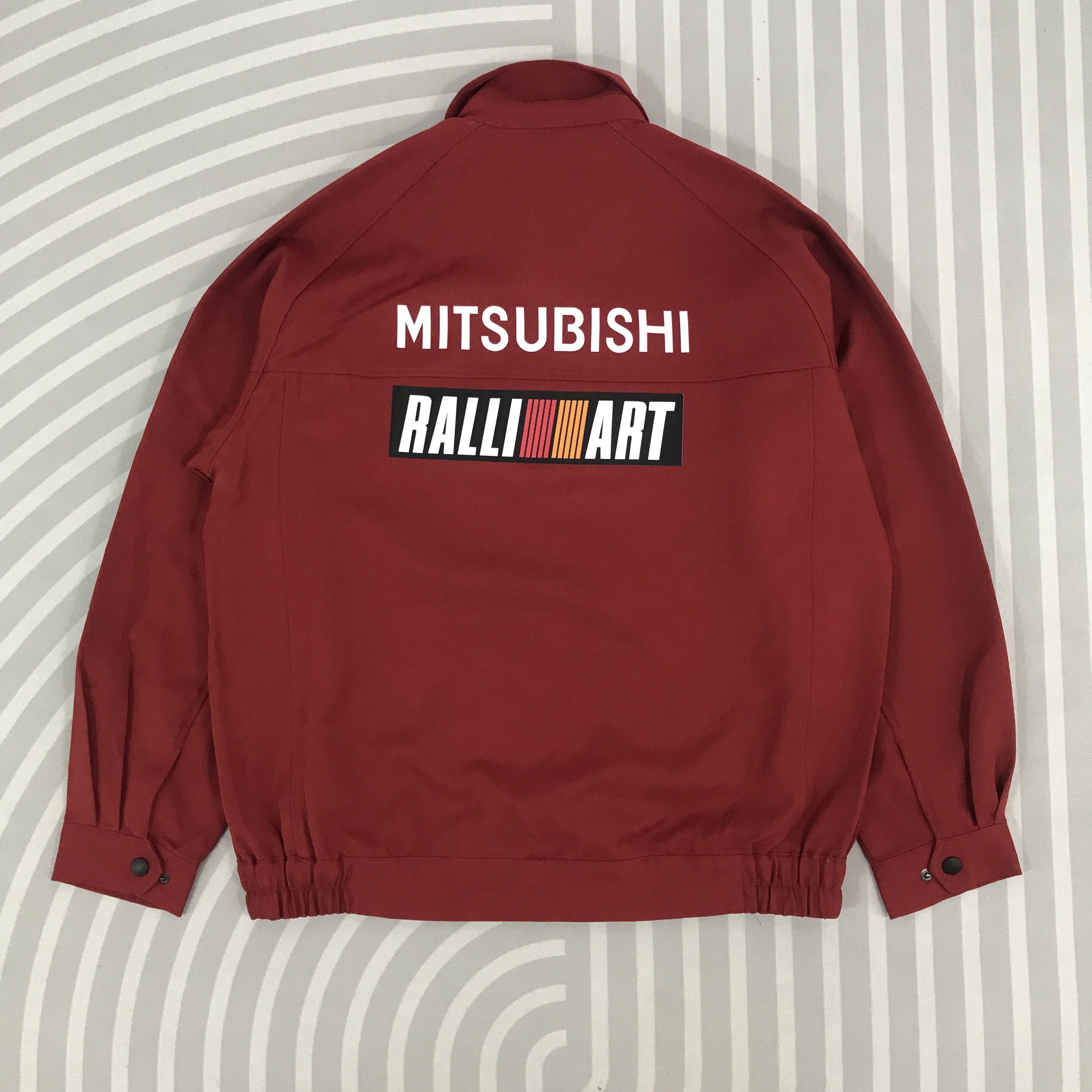 Japanese Brand × Vintage Vintage Mitsubishi Racing uniform japan custom jacket Size US L / EU 52-54 / 3 - 3 Thumbnail