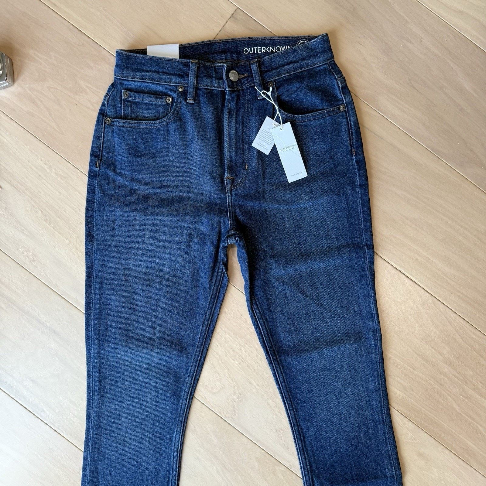 Outerknown Outerknown Strand High Rise Skinny Jeans Women's 26 Blue Size 26" / US 2 / IT 38 - 3 Thumbnail