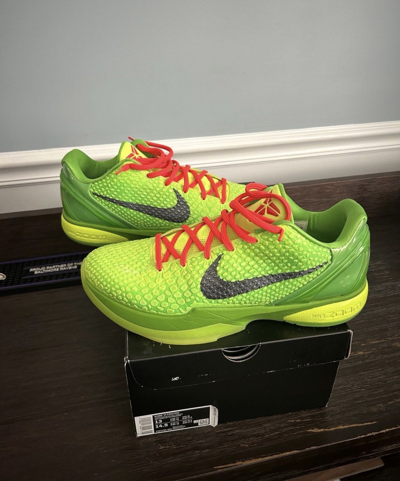 Kobe Protro “Grinch” sz 13