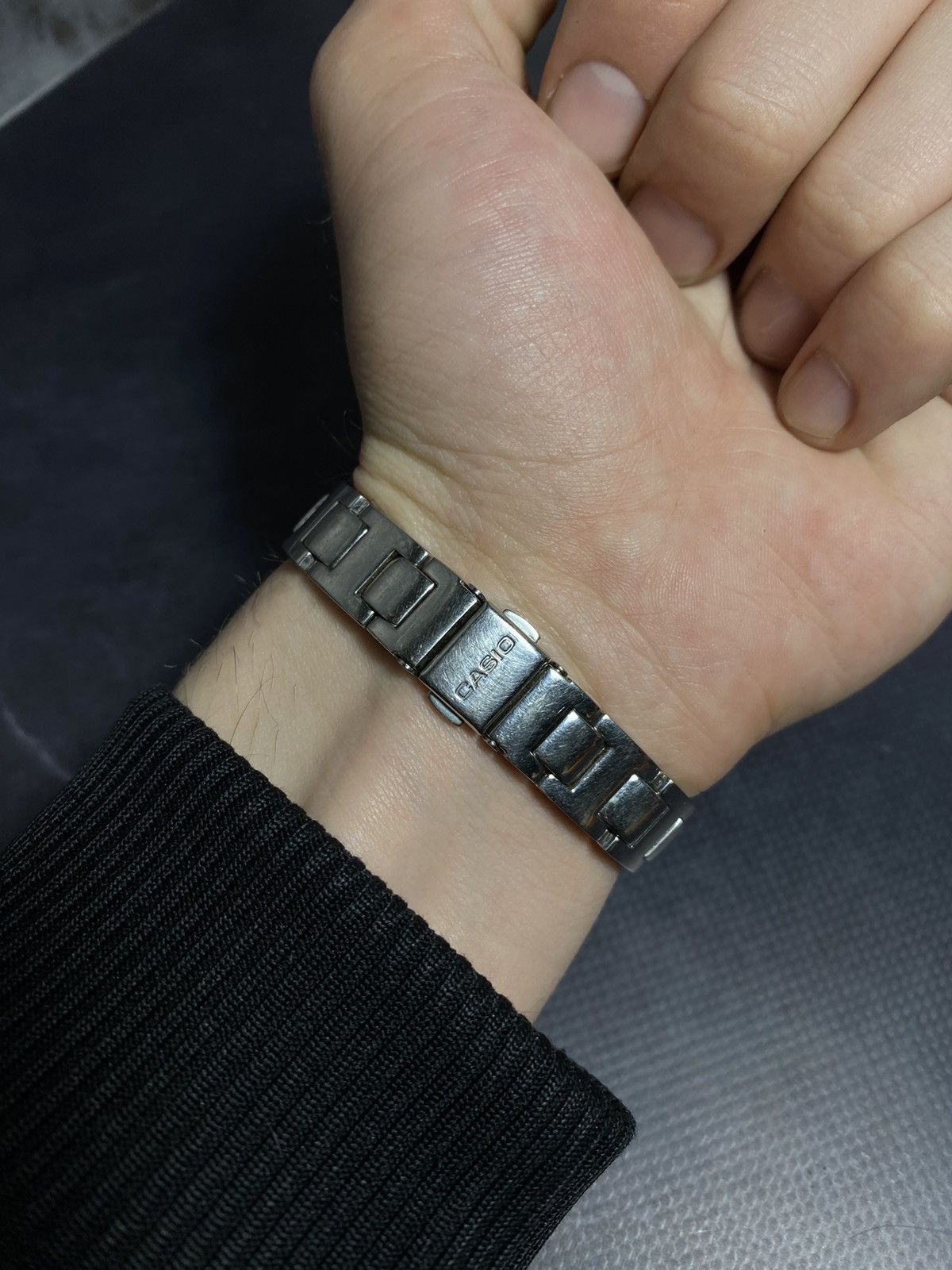 Casio Casio Simple Black Dial Watch, Japanese Brand Size ONE SIZE - 4 Thumbnail