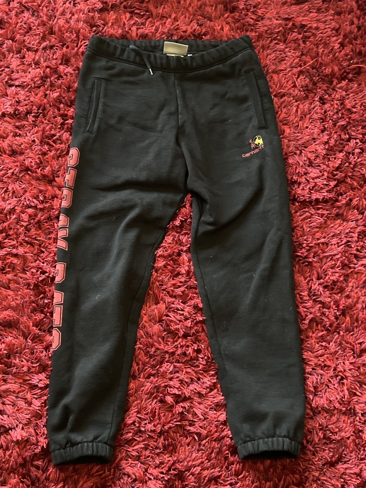 Carhartt x Stray Rats Black Sweatpants