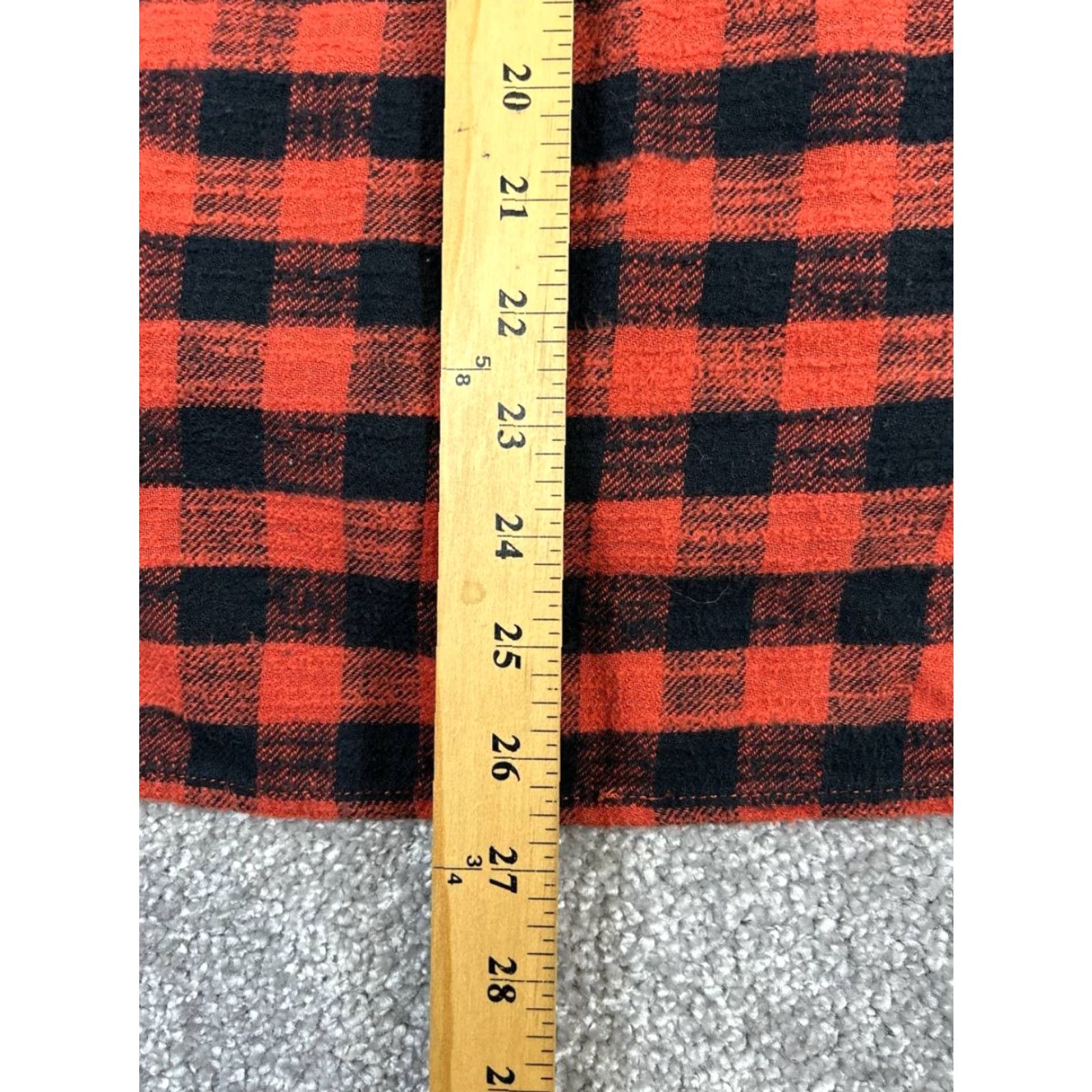 Madewell Madewell Shirt Womens Small Red Black Cotton Flannel Button Up Plaid Long Sleeve Casual Womens Size S / US 4 / IT 40 - 8 Thumbnail