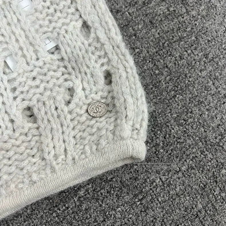 Chanel Chanel 21A Alpaca Wool Turtleneck Knitted Sweater Size XXS / US 00 / IT 34 - 4 Thumbnail