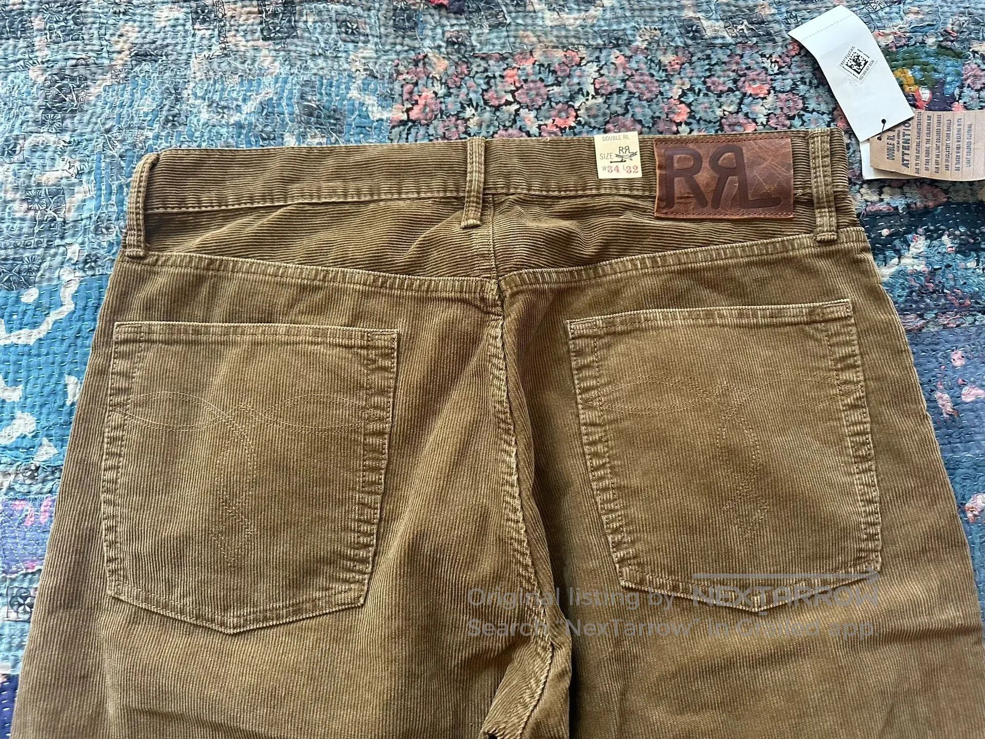 RRL Ralph Lauren RRL Corduroy Boot Cut Jeans. Size US 34 / EU 50 - 4 Thumbnail