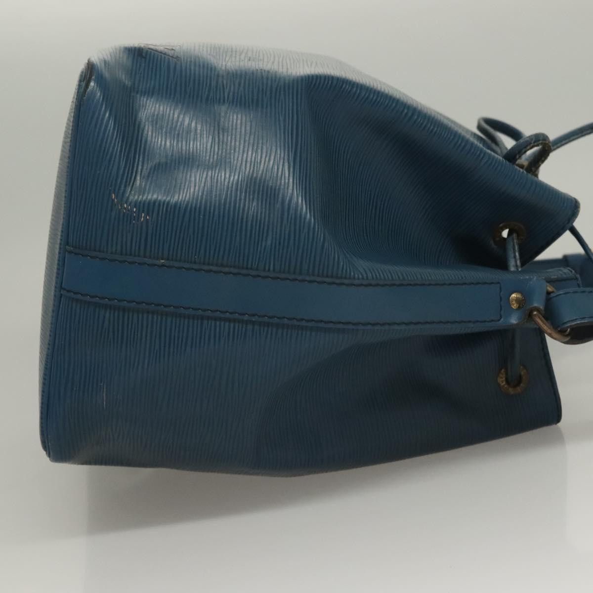 Louis Vuitton LOUIS VUITTON Epi Petit Noe Shoulder Bag Blue M44105 Size ONE SIZE - 4 Thumbnail