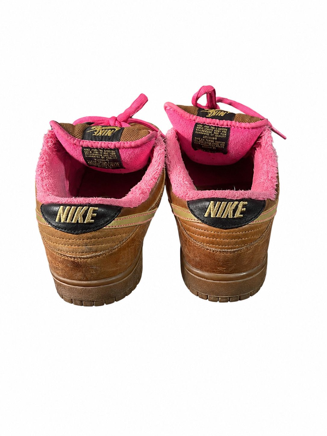 Nike SB Nike SB Dunk Low Gibson Brown Pink Fur SZ 10 Size US 10 / EU 43 - 3 Thumbnail