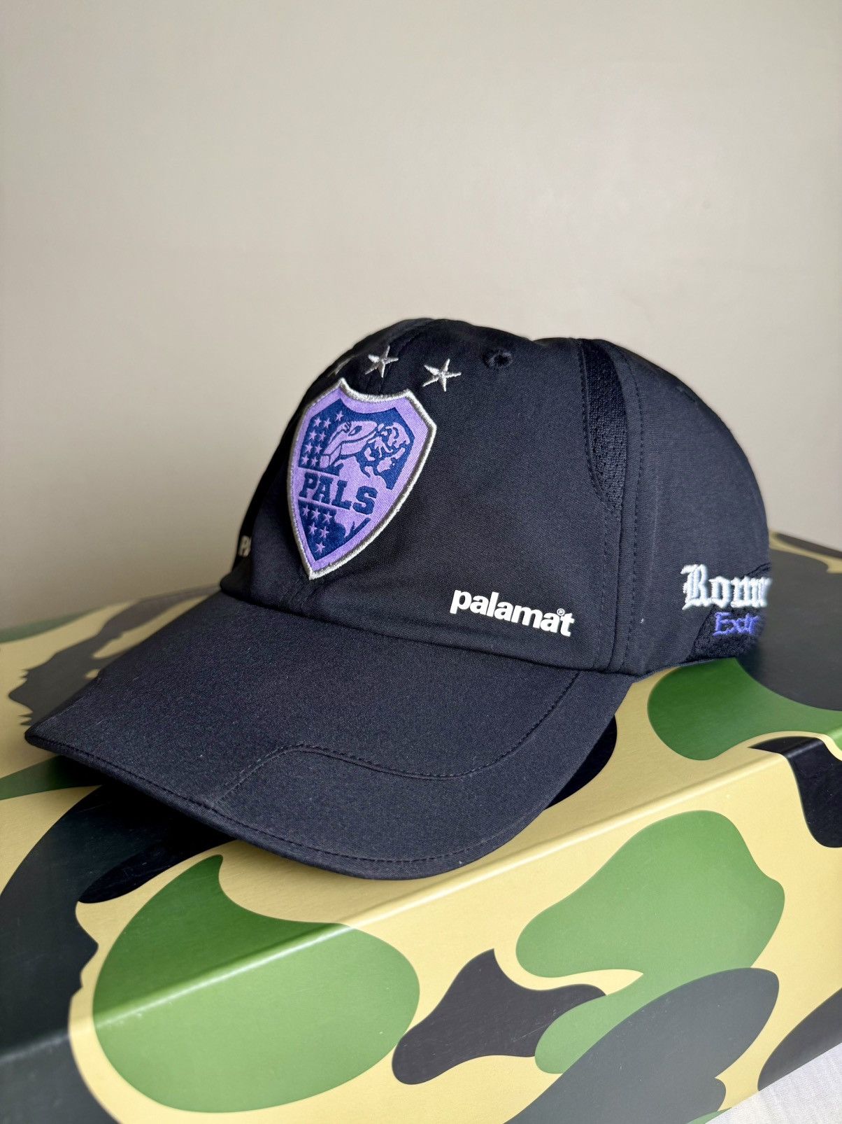 Palace Palace Palamat Shell 6-Panel Black Hat Size ONE SIZE - 6 Thumbnail