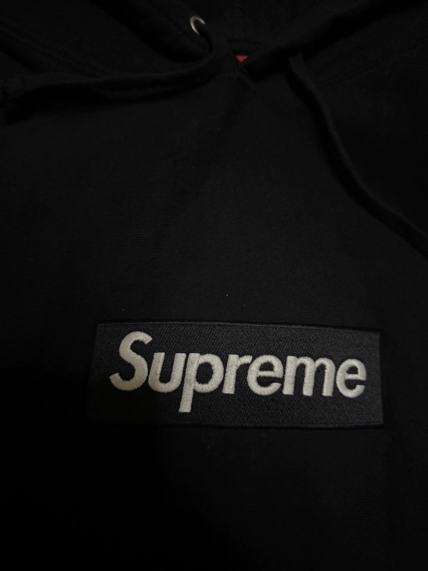 Supreme Supreme 16FW Box Logo Hoodie Black on Black XL Size US XL / EU 56 / 4 - 3 Thumbnail