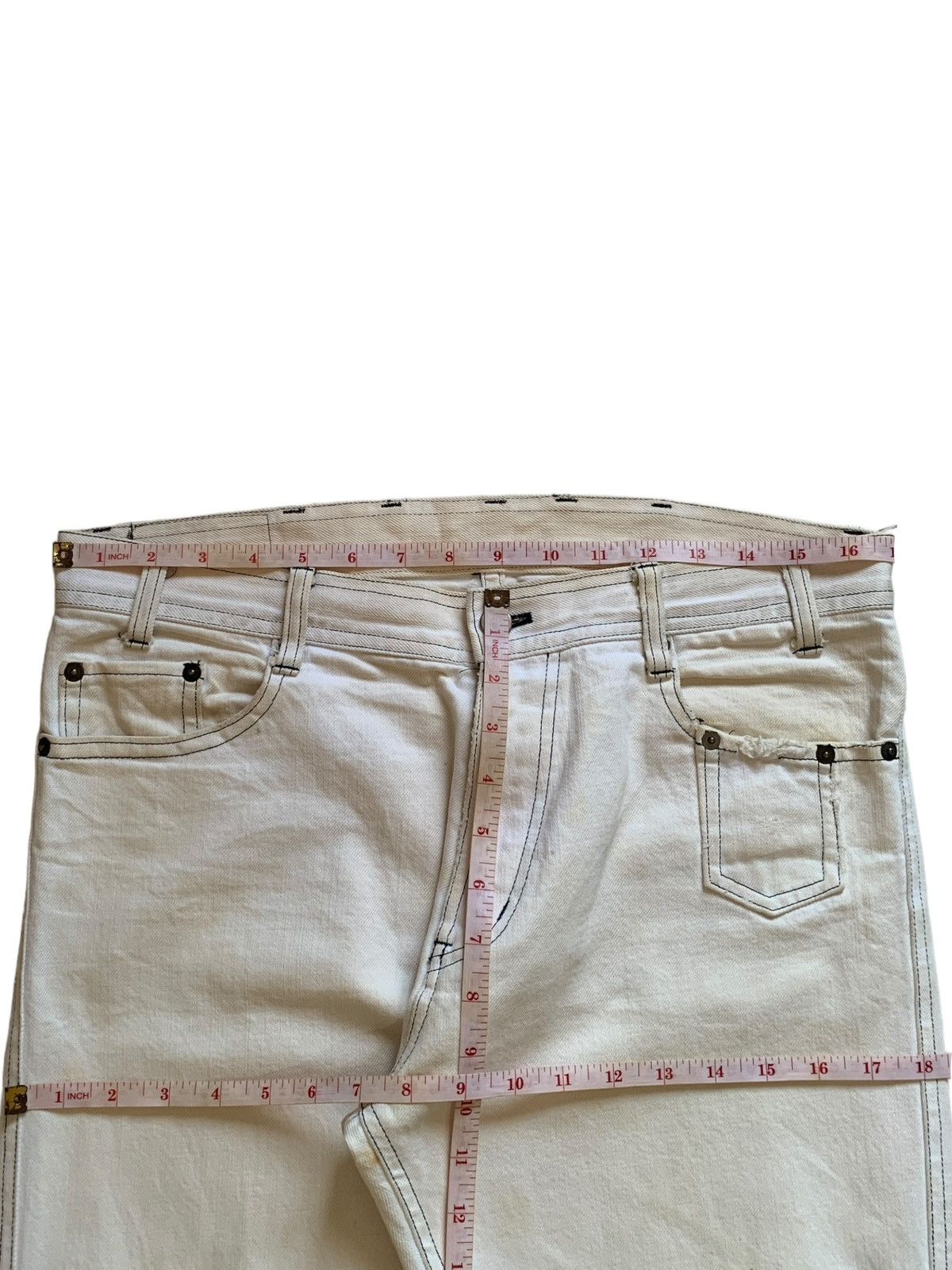 Japanese Brand Vintage Japanese Brand Distressed Multi Pocket Baggy Jeans Size US 34 / EU 50 - 11 Thumbnail