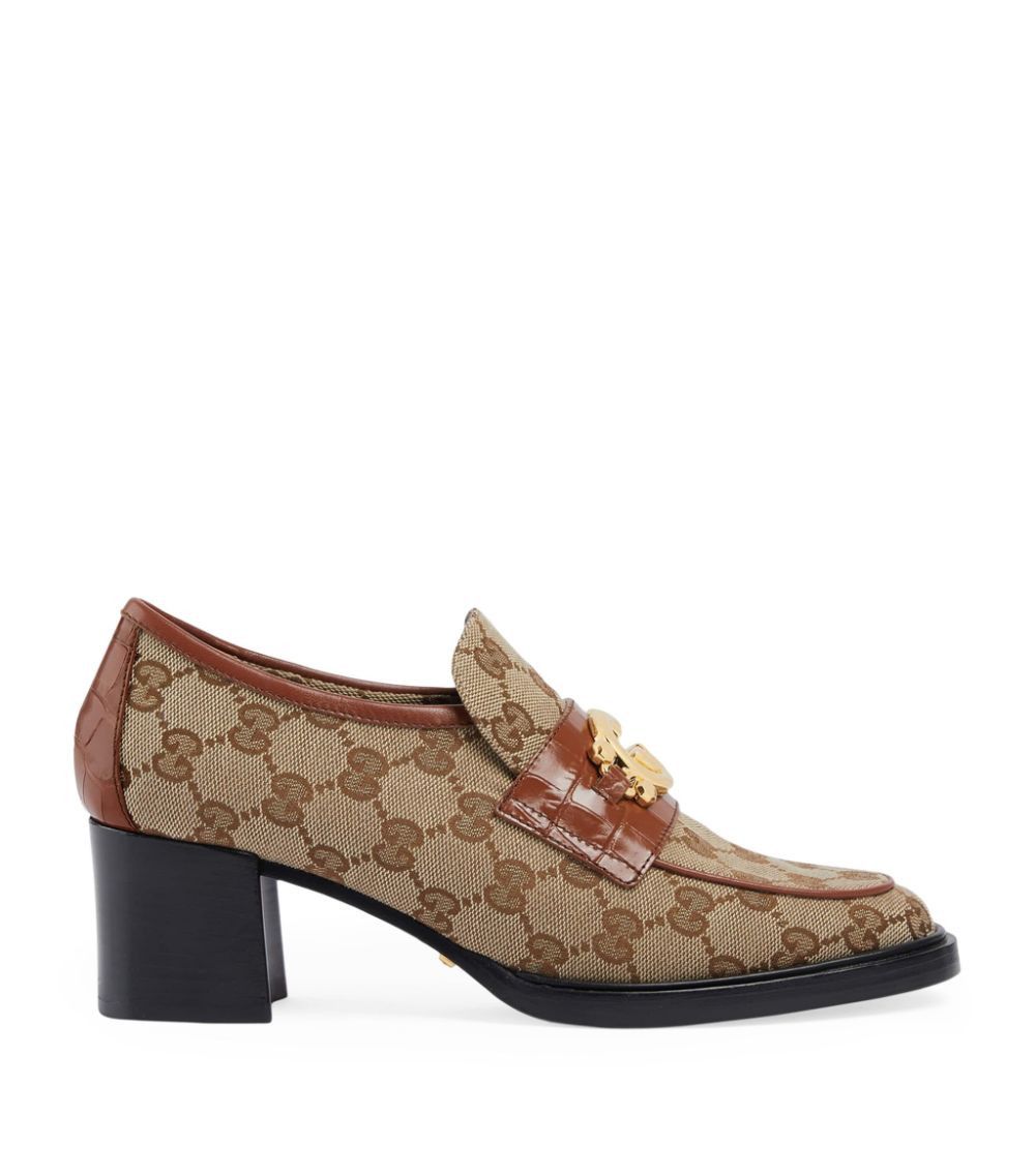 Gucci Interlocking G Supreme Loafer Pumps SIZE 38.5