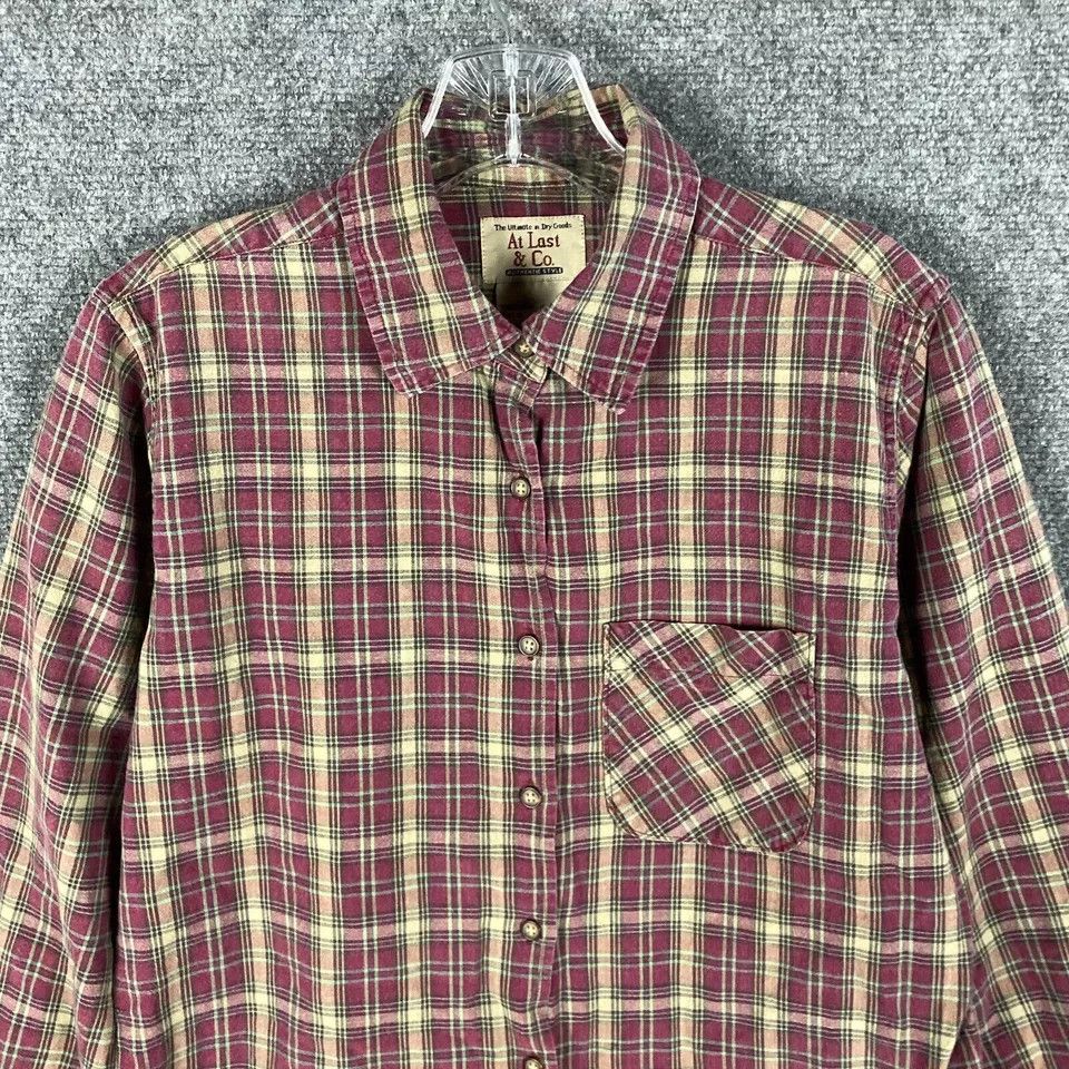 At Last & Co At Last & Co Button Up Shirt Women's Medium Long Sleeve M Size M / US 6-8 / IT 42-44 - 2 Thumbnail