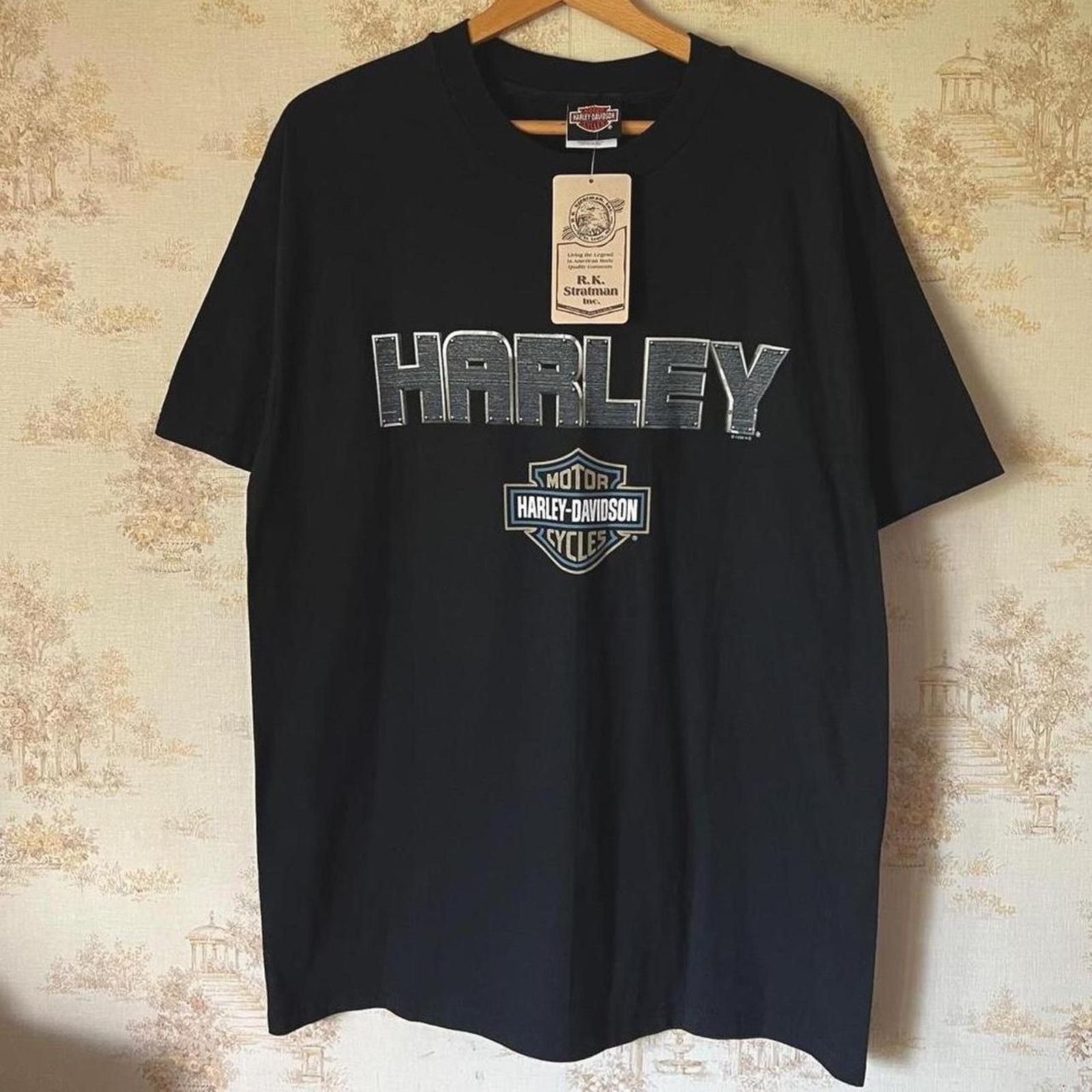 Harley Davidson 90s Harley-Davidson Tee | NWT Walters Bros Peoria | Size L Size US L / EU 52-54 / 3 - 1 Thumbnail