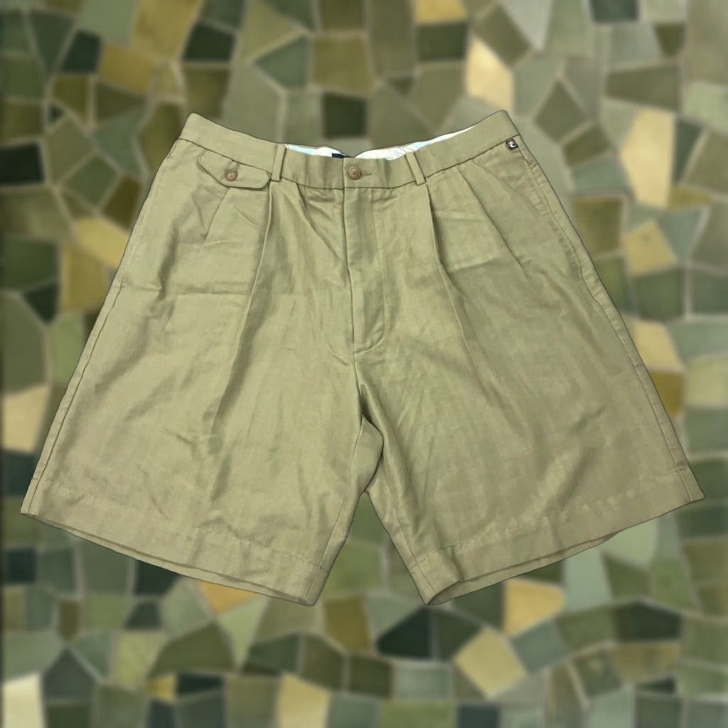 Ocean Pacific VINTAGE Ocean Pacific Shorts Size 36 Beige Beach Pleated Chino Relaxed Mens Size US 36 / EU 52 - 1 Thumbnail