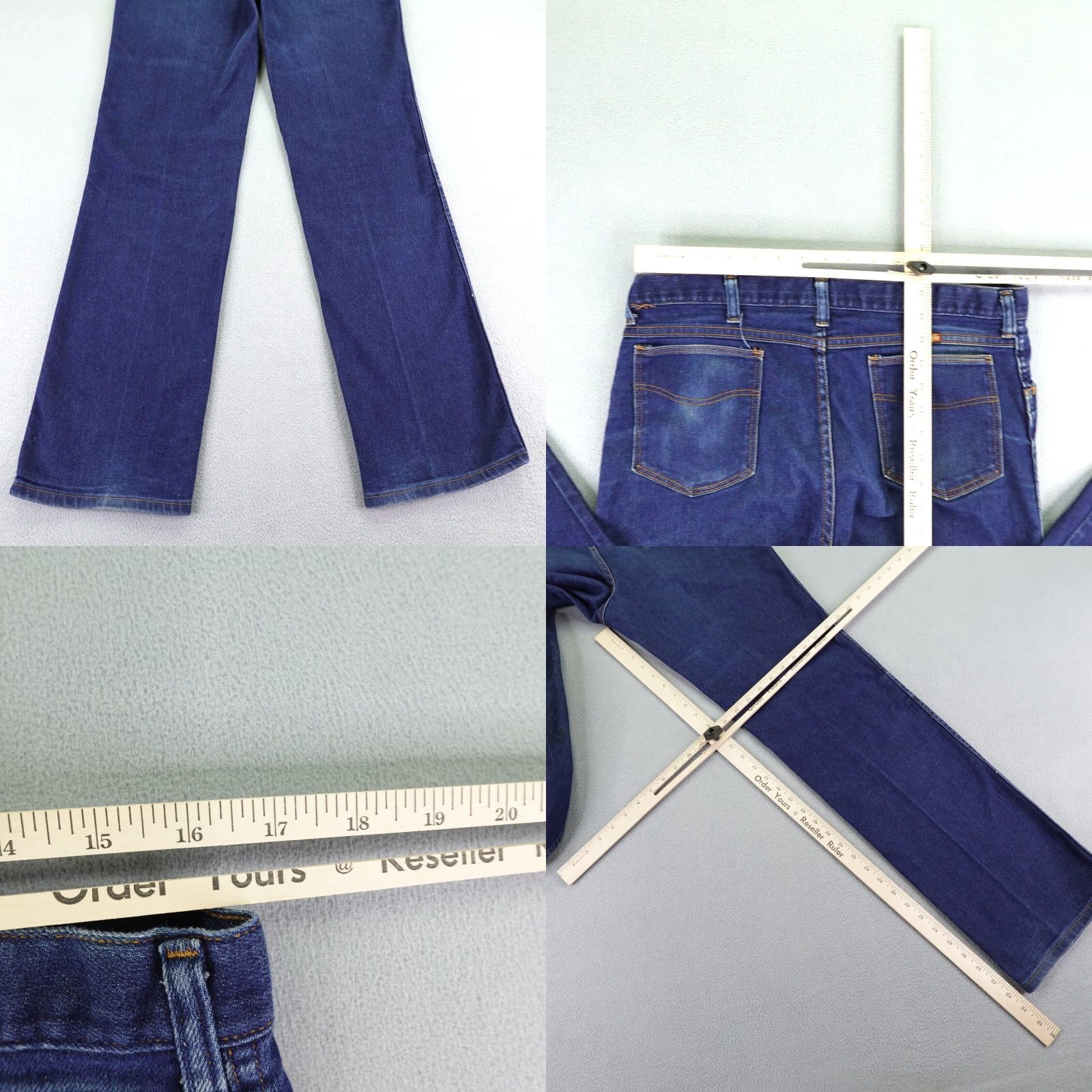 Wrangler VINTAGE Wrangler Jeans Men 36x34 Blue Denim Western Bootcut Made USA Size US 34 / EU 50 - 8 Thumbnail