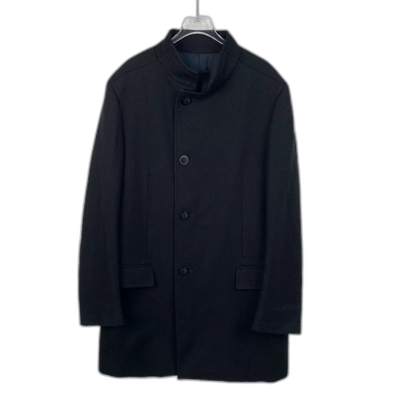 Givenchy Givenchy Givenchy Black Wool SingleBreasted Coat -2507 Size US L / EU 52-54 / 3 - 1 Thumbnail