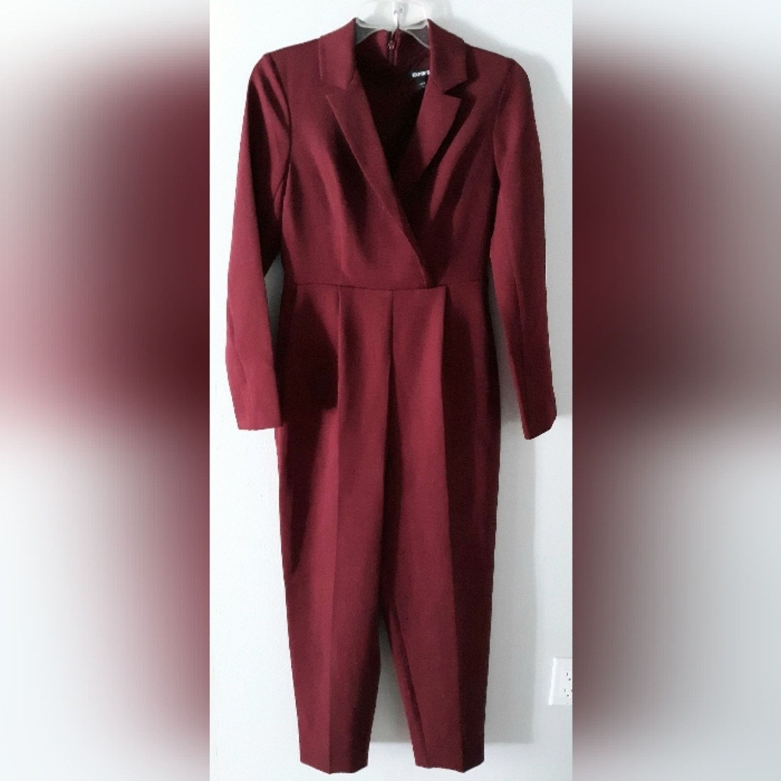 Express NWT Express Long Sleeve Jumpsuit 4 Size 27" / US 4 / IT 40 - 3 Thumbnail