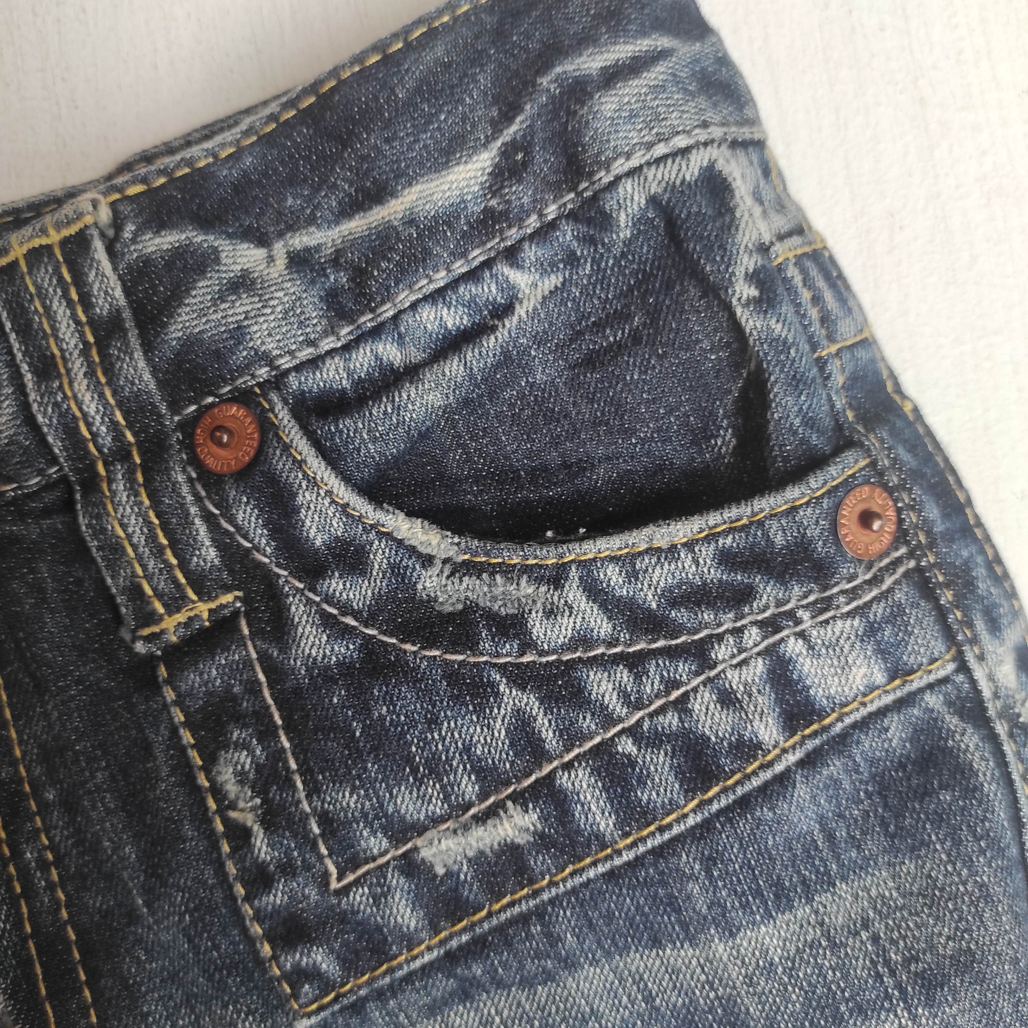 Hysteric Glamour Flare Jeans ORIRIN Low Rise Boot cut Denim Size 26" / US 2 / IT 38 - 11 Thumbnail