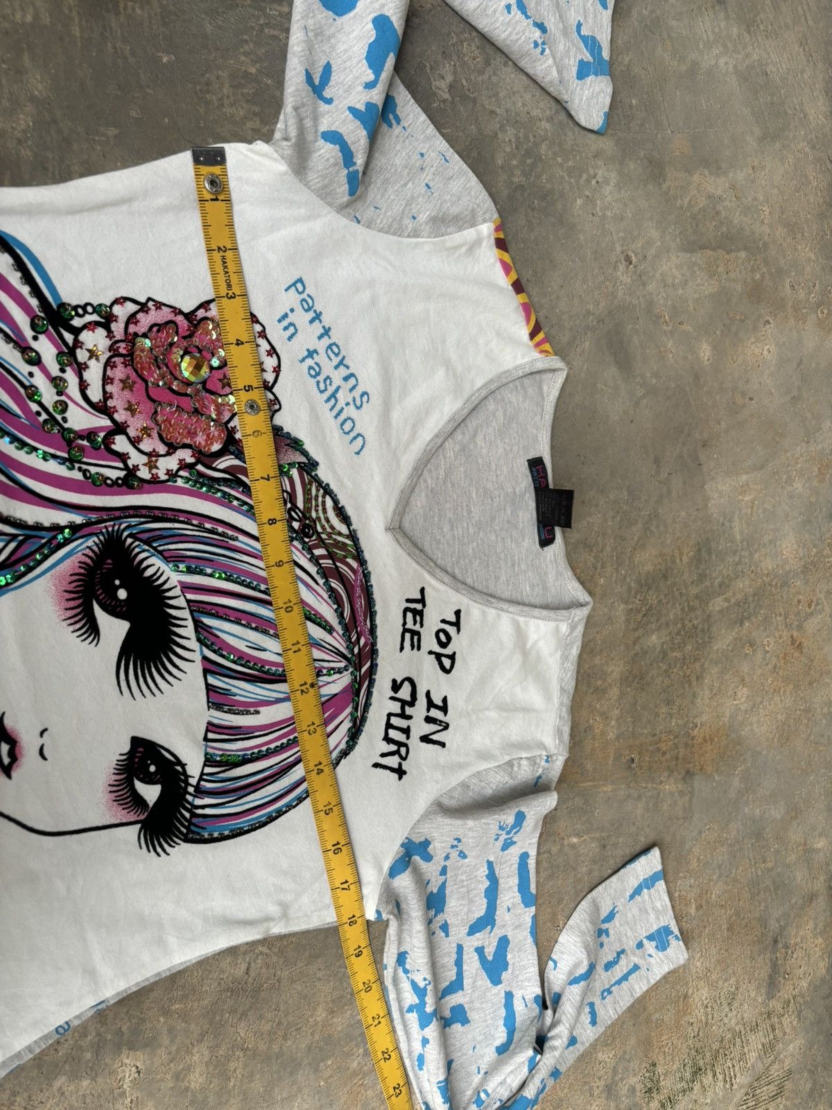 Hysteric Glamour × Japanese Brand Y2k Opium Kashitu Art Top in tee Longsleeve Size M / US 6-8 / IT 42-44 - 9 Thumbnail