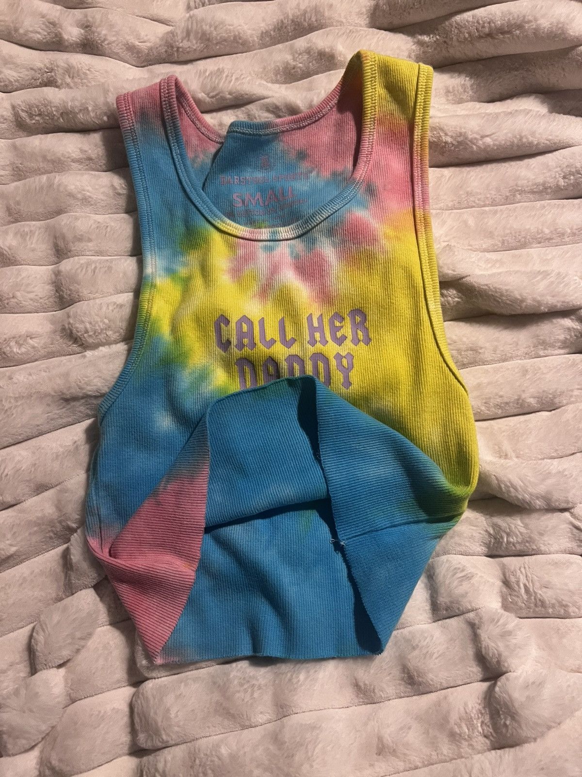 Vintage Call Her Daddy Barstool Sports tie-dye tank OG DADDY GANG Size S / US 4 / IT 40 - 2 Thumbnail