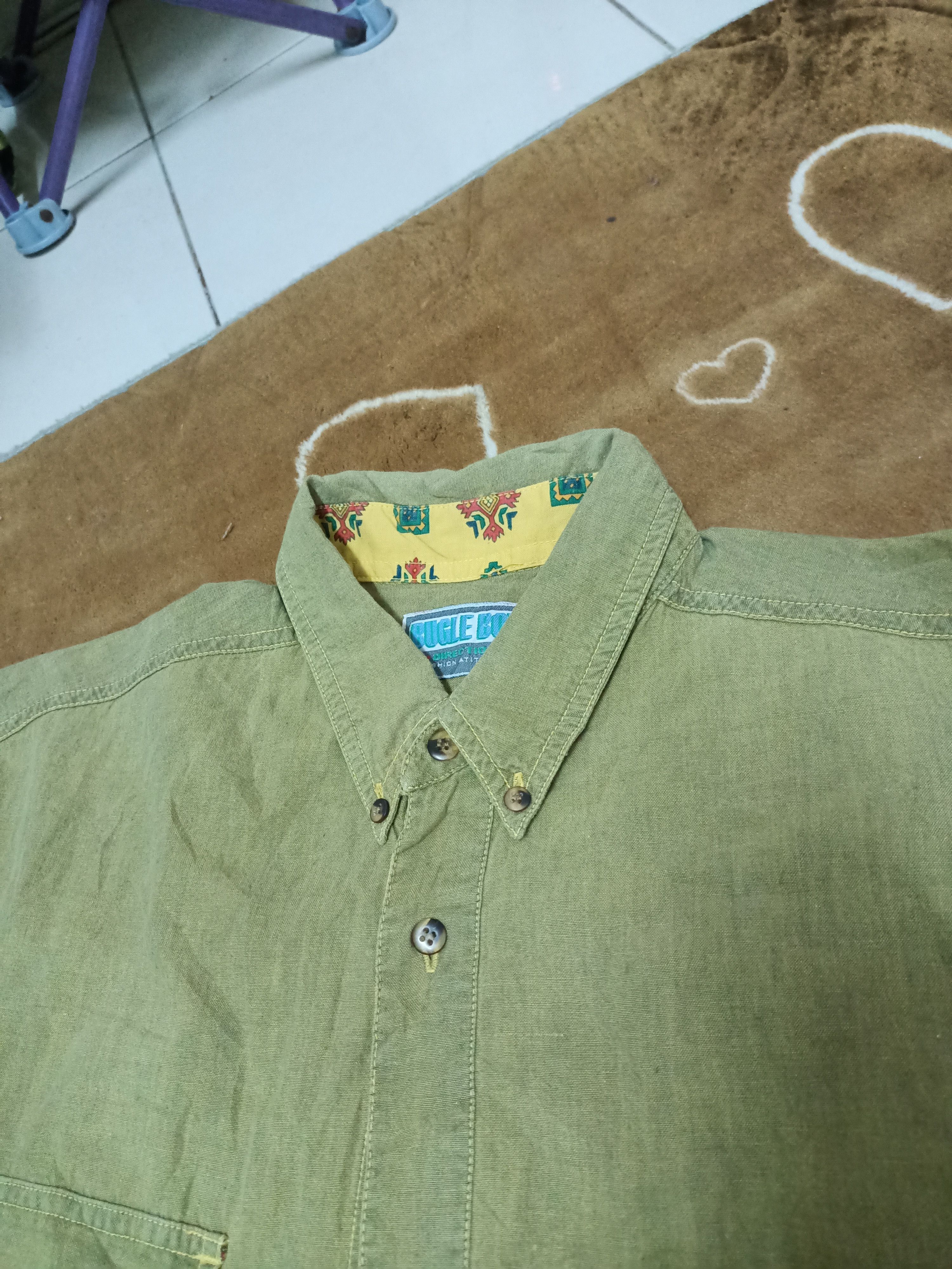 Bugle Boy Vintage 90s Bugle Boy double pockets shirt Size US XL / EU 56 / 4 - 4 Thumbnail