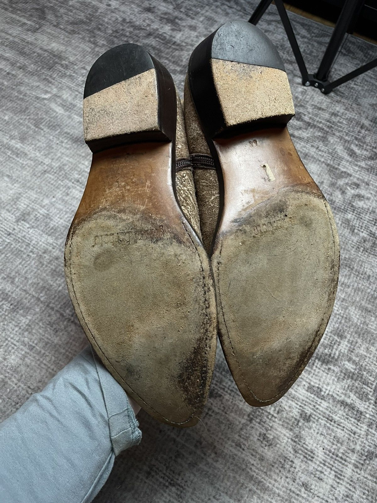 Gianni Barbato Gianni Barbato Scarred Side Zip Boots Size US 11 / EU 44 - 5 Thumbnail