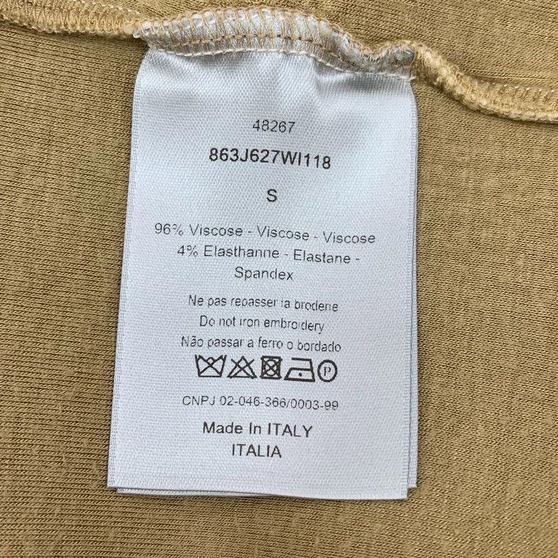 Dior Dior White letter wheat spike embroidery round-neck sleevel Size US S / EU 44-46 / 1 - 7 Thumbnail