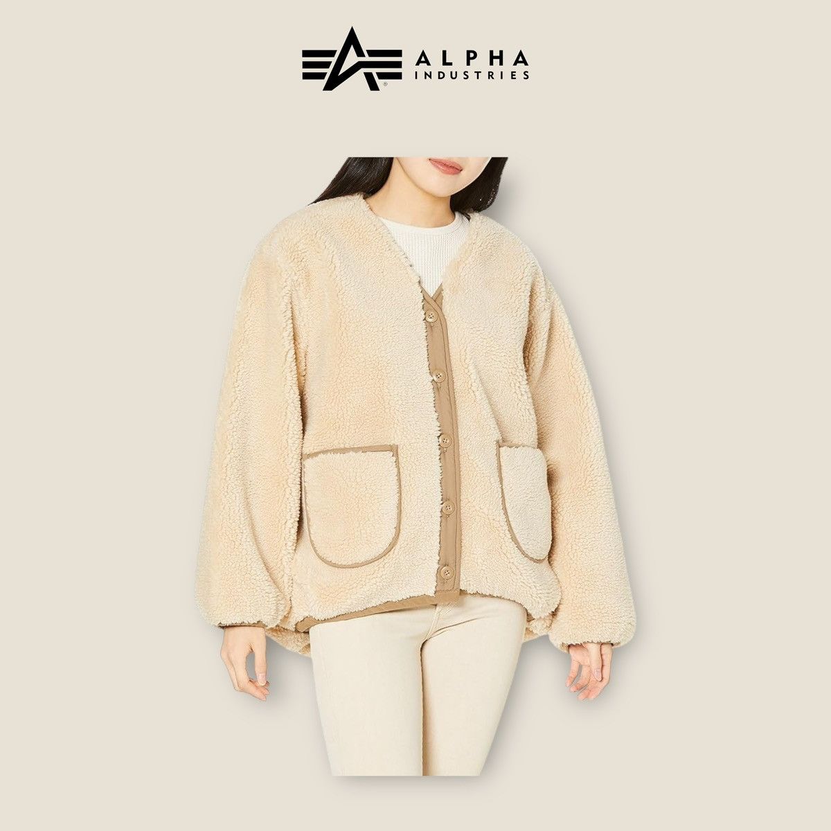 Alpha Industries × Japanese Brand ALPHA INDUSTRIES DEEP PILE FLEECE JACKET Size M / US 6-8 / IT 42-44 - 1 Thumbnail