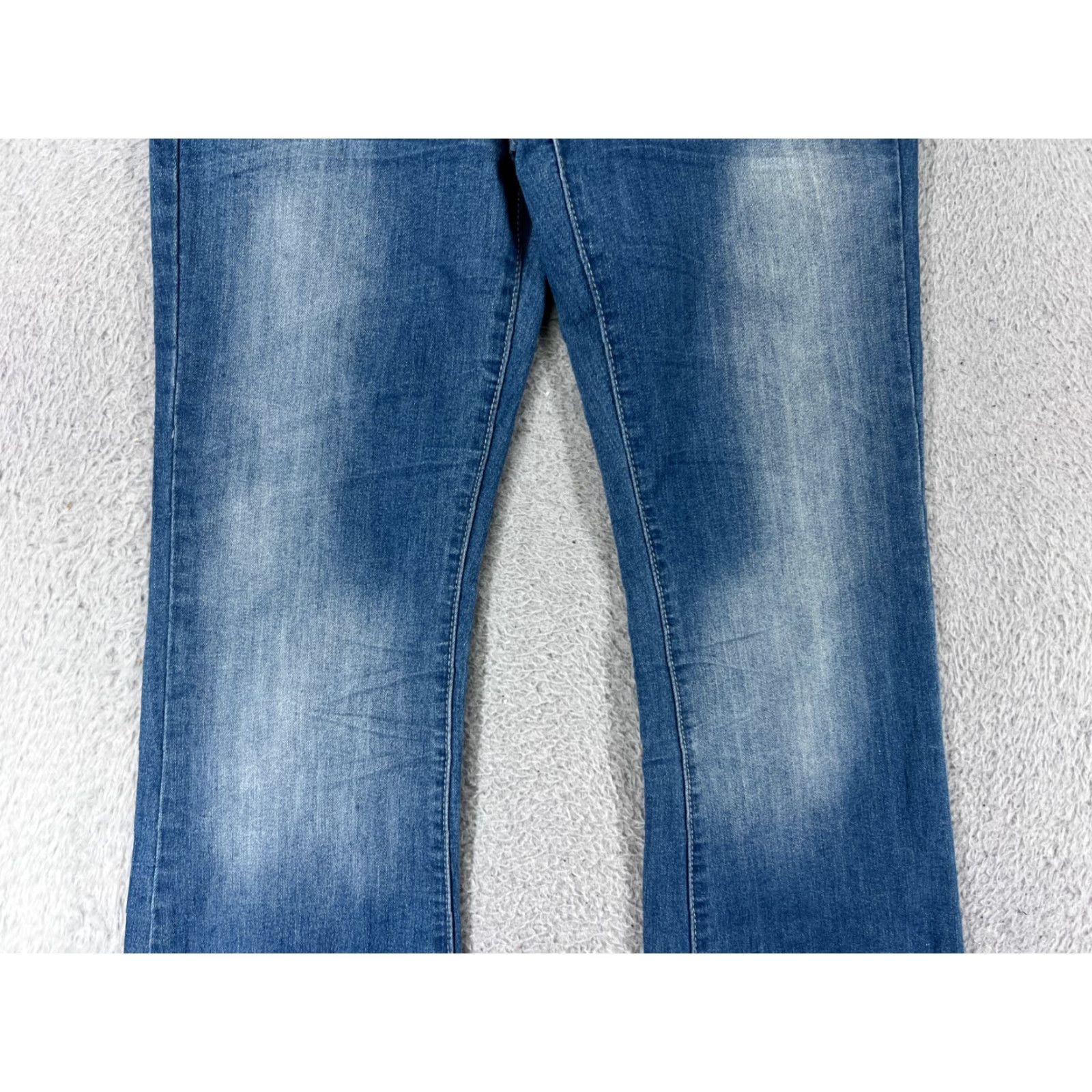 Vintage Zana Di Jeans Womens 9 Blue Denim Cotton Blend Light Wash Bootcut Western Size 30" / US 8 / IT 44 - 5 Thumbnail