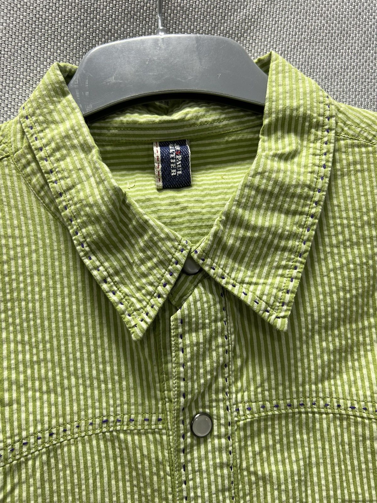 Jean Paul Gaultier Vintage Jean Paul Gaultier Shirt Western Button Up Size US L / EU 52-54 / 3 - 3 Thumbnail