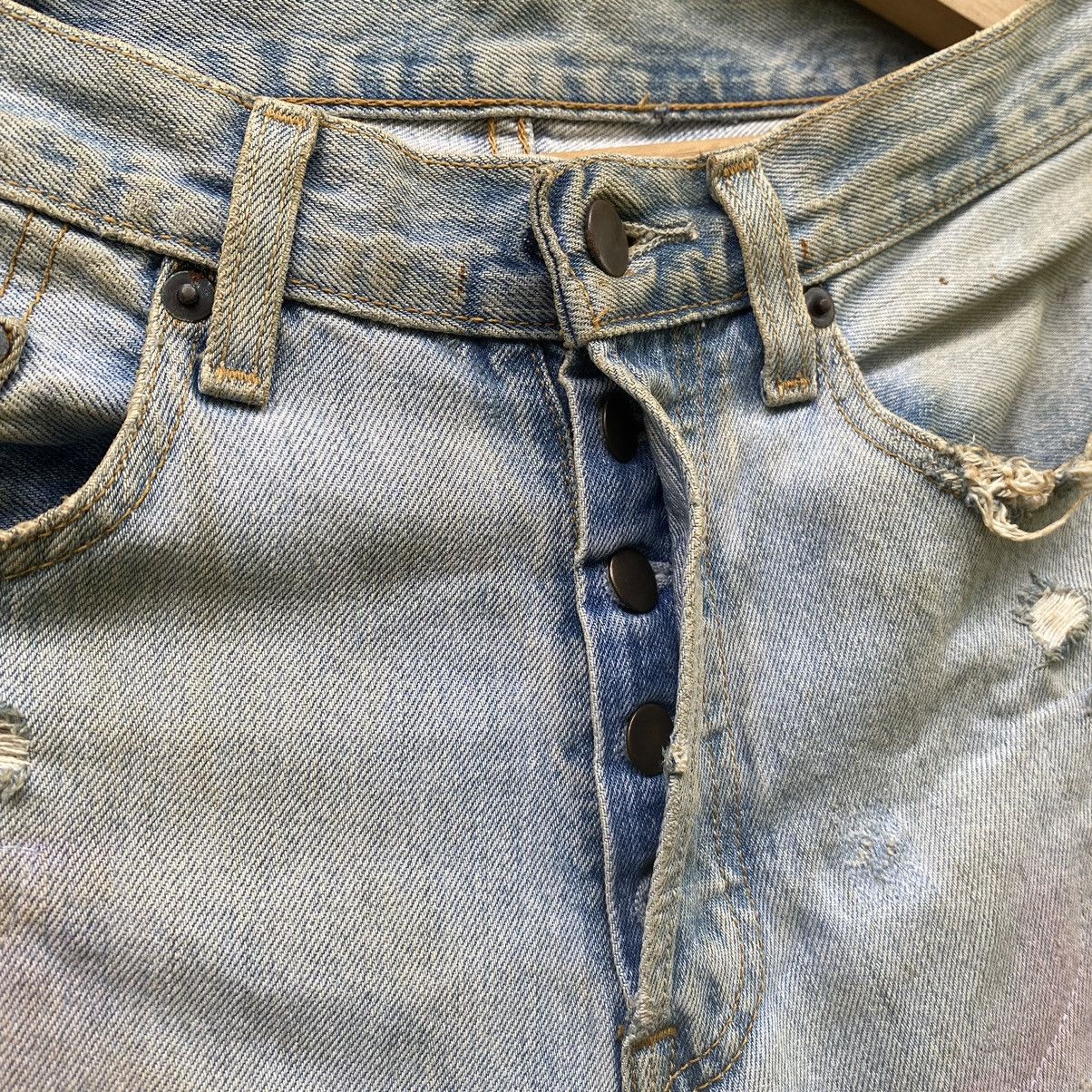 Vintage THRASHED Vintage Distressed Punk ERD GRUNGE LGB JEANS Size US 31 - 6 Thumbnail