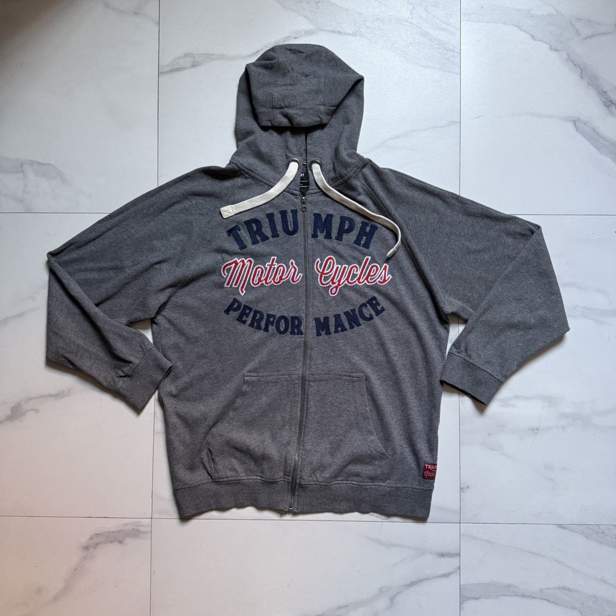 Harley Davidson Triumph Motorcycles Performance Full Zip Hoodie Size US XL / EU 56 / 4 - 2 Thumbnail