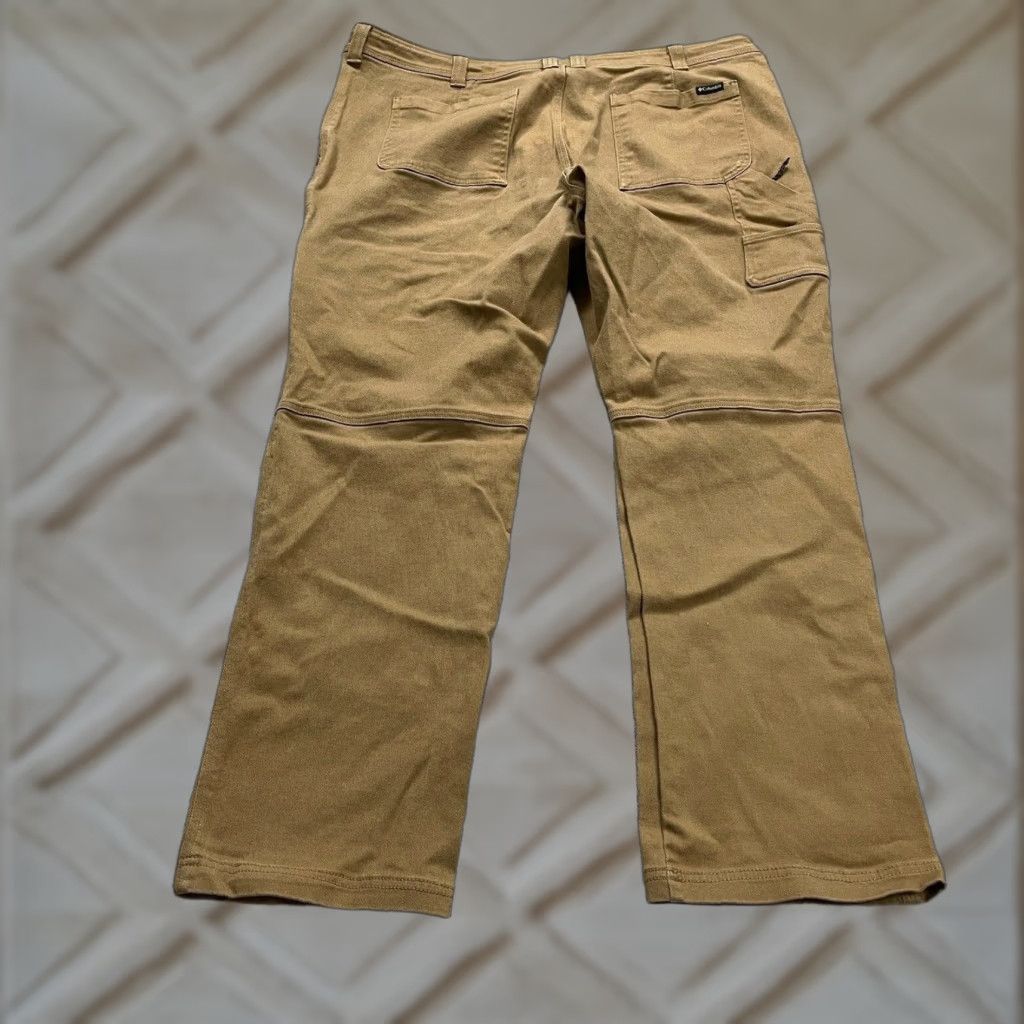 Vintage Columbia Carpenter Pants Mens 42x31 Brown Cotton Canvas Workwear Straight Size US 42 / EU 58 - 1 Thumbnail