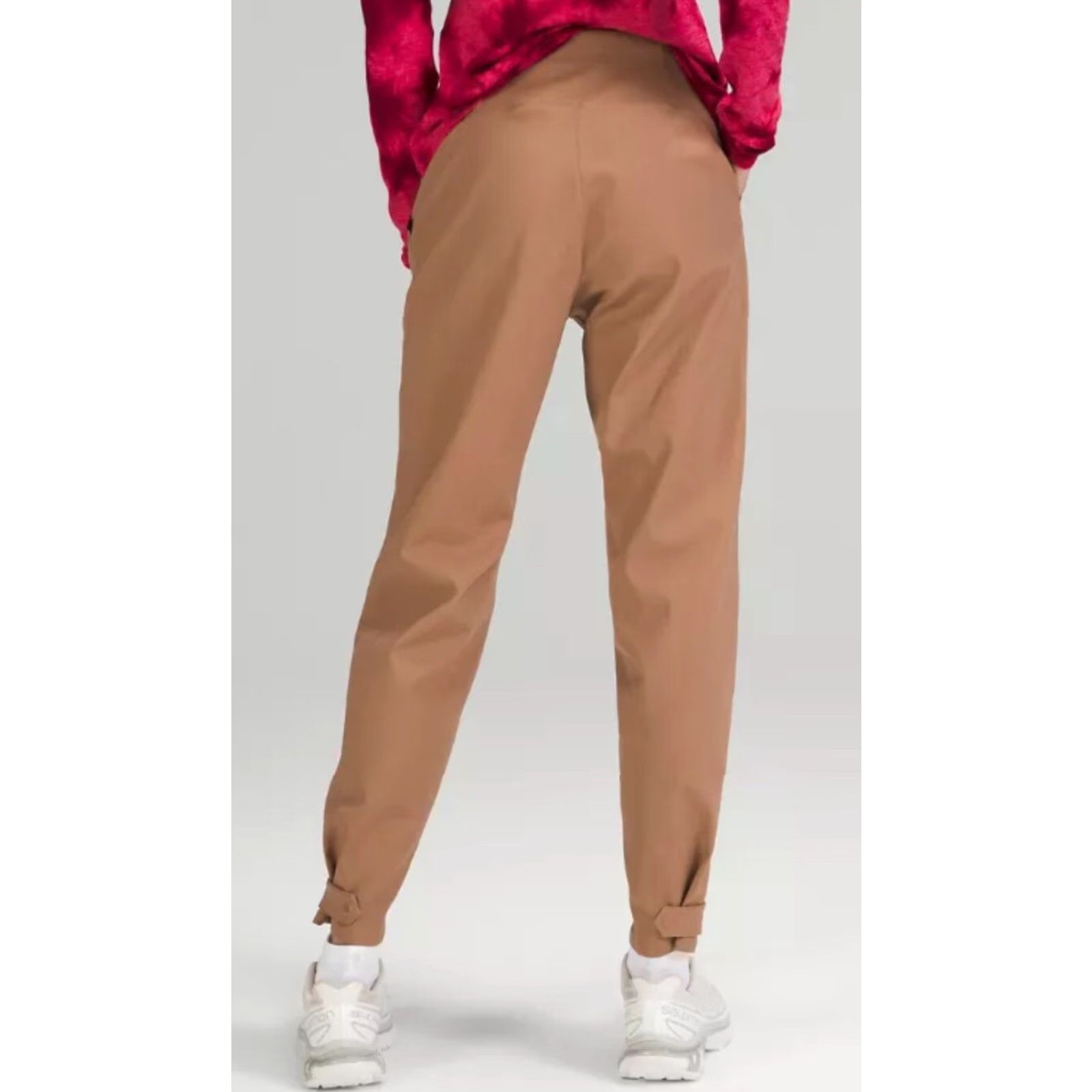 Lululemon LULULEMON LAB High Rise Merino Wool Blend Pants Women's 4 Tan Cropped Athleisure Visually Lightweight Comfort Size 26" / US 2 / IT 38 - 2 Thumbnail