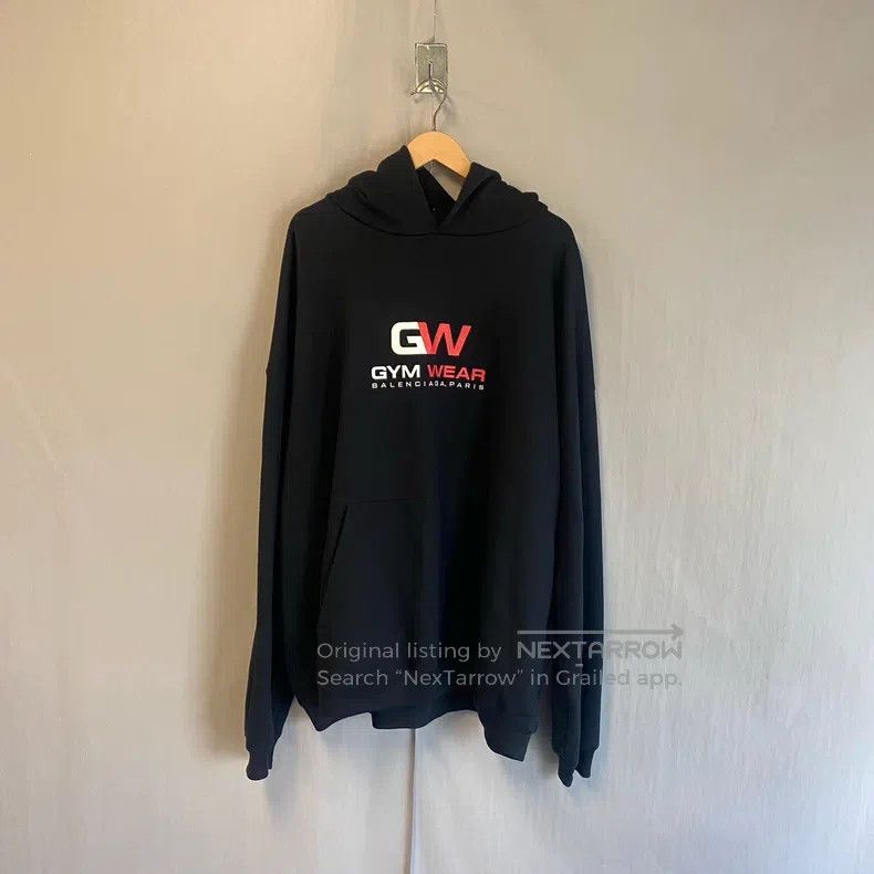 Balenciaga Balenciaga Letter Printed Long Sleeve Hoodie Size US M / EU 48-50 / 2 - 1 Thumbnail