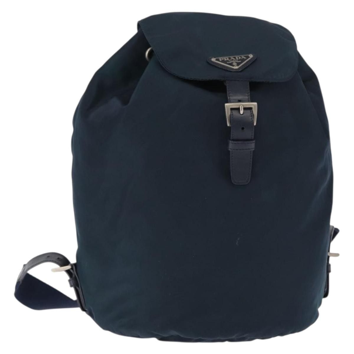 Prada Prada Buckle Backpack Quilted Tessuto Size ONE SIZE - 1 Thumbnail