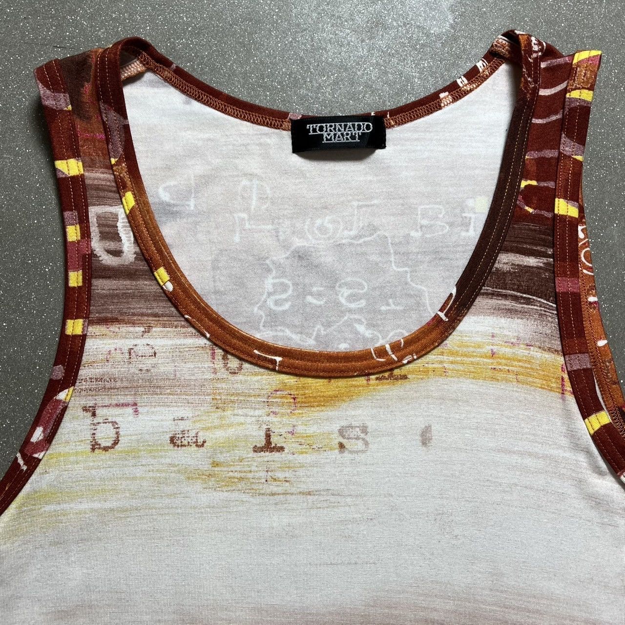 Japanese Brand Tornado Mart Japanese Brand Tank Top Size S / US 4 / IT 40 - 4 Thumbnail