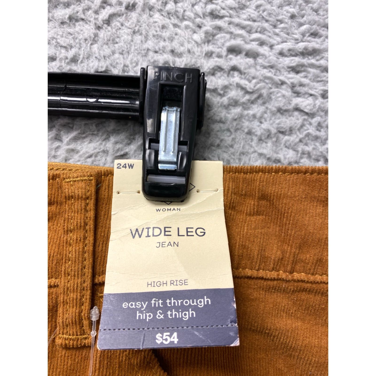Vintage St. John's Bay Women’s Wide Leg Pants 24W Corduroy Brown Pecan Straight Casual Outdoor Size 42" / US 20 - 4 Thumbnail